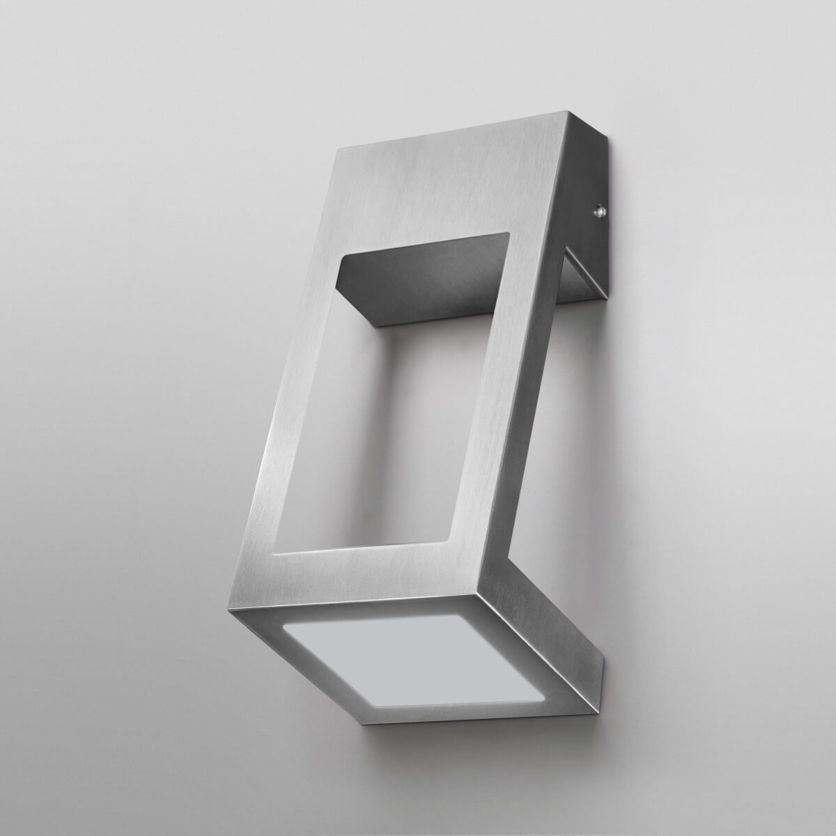 Ledvance Außen-Wandleuchte LED Wandleuchte Endura in Silber und Weiß 7W 360lm IP44, LED