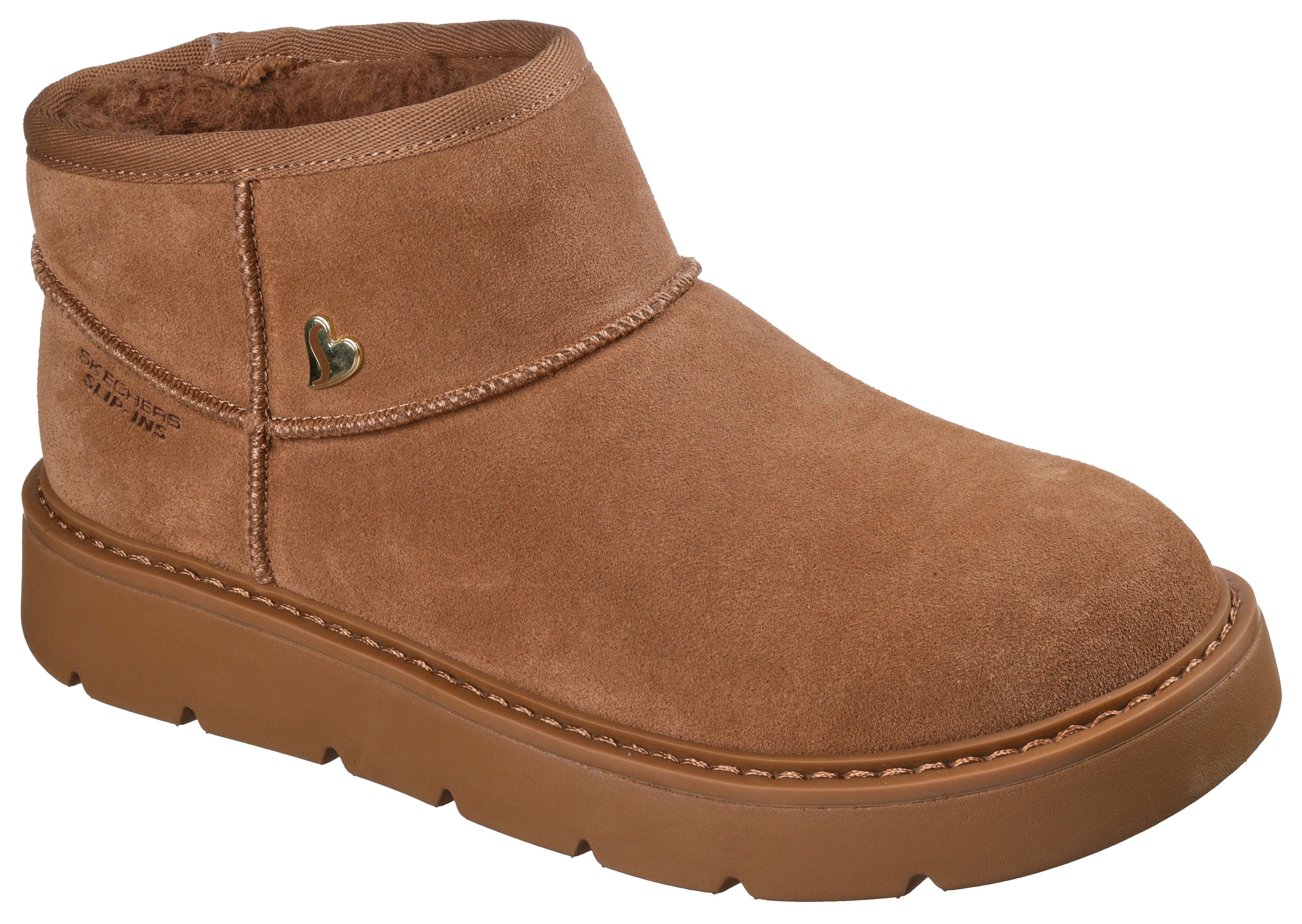 Skechers KEEPSAKES COZY-COZY MINI Winterboots Snowboots, Schlupfstiefel mit Plateausohle