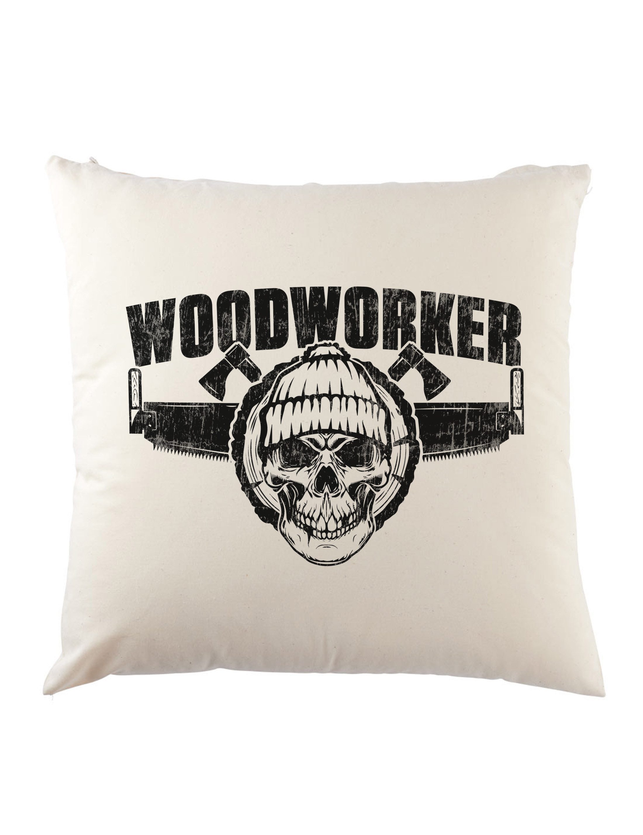 Urban Backwoods Dekokissen Woodworker V Dekokissen Holzfäller Axt Waldarbeiter Förster Logger, Lumberjack Woodcutter Woodsman Jack