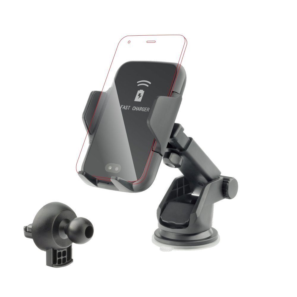 Smartphone-Halterung KFZ-Halterung Wireless Charger kabelloses -Ladegerät