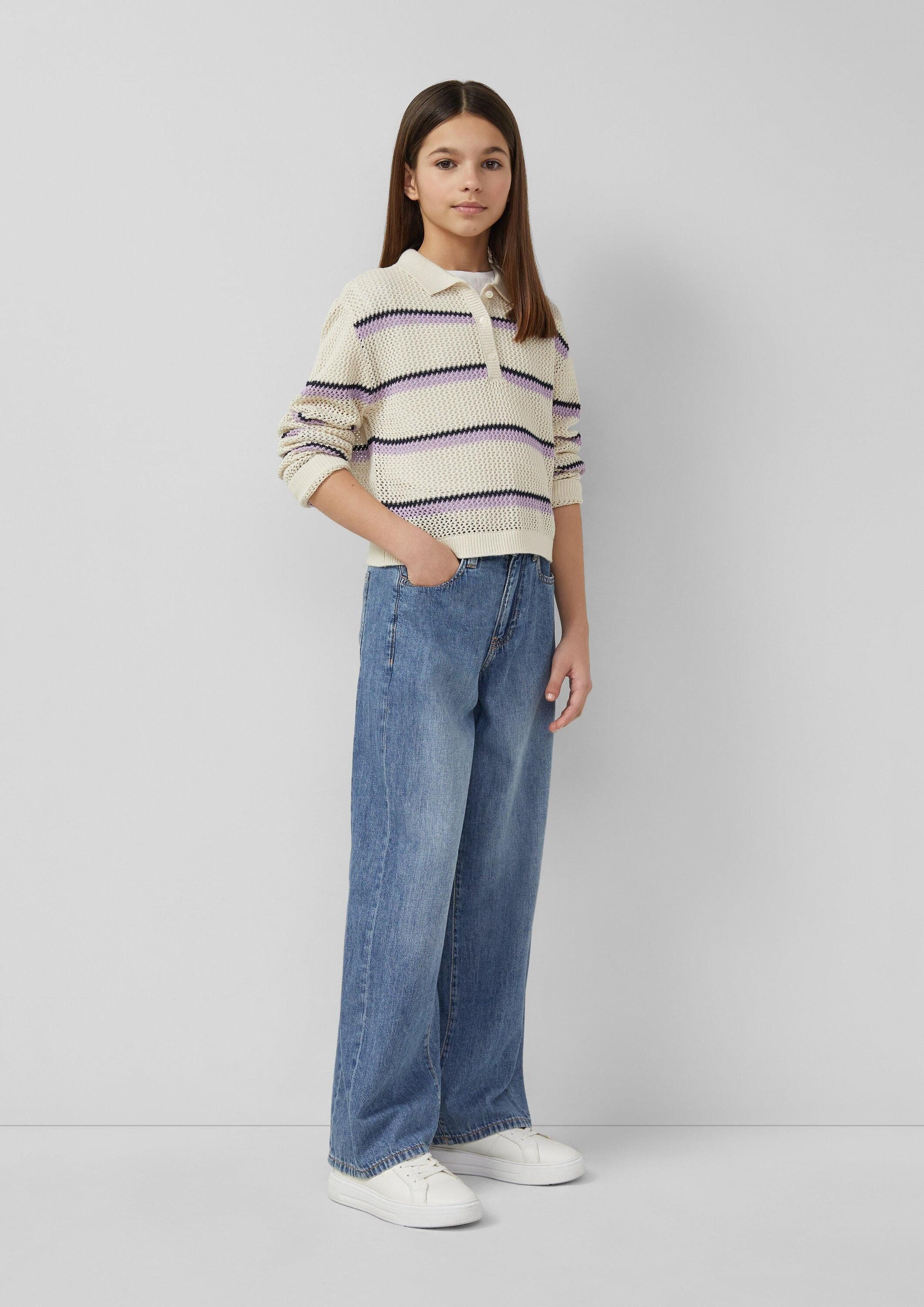 s.Oliver Weite Jeans Jeans-Hose BIGGY Jeans Biggy / Regular Fit / Mid Rise / Wide Leg