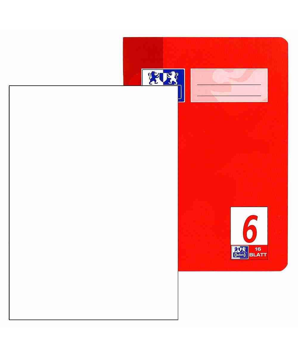 OXFORD Schulheft OXFORD Schulheft DIN A5 16 Blatt