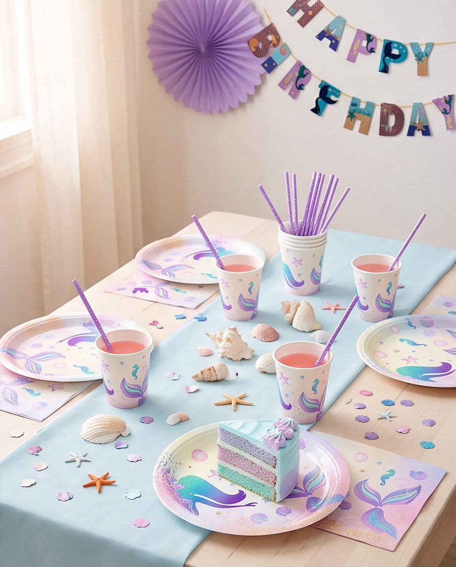 little Birthday Papierdekoration Party Set für Geburtstag oder Party