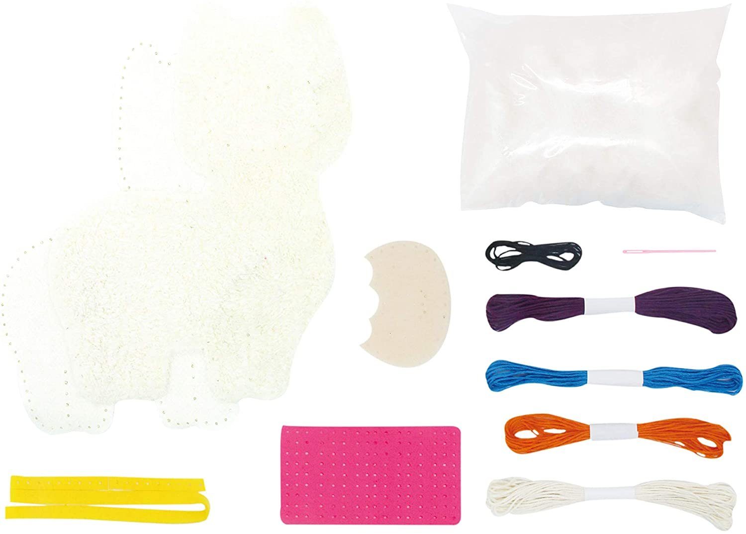 Carletto Kreativset Nähset Lama - Bastelset für Kinder (Mein erstes Nähset Lama)
