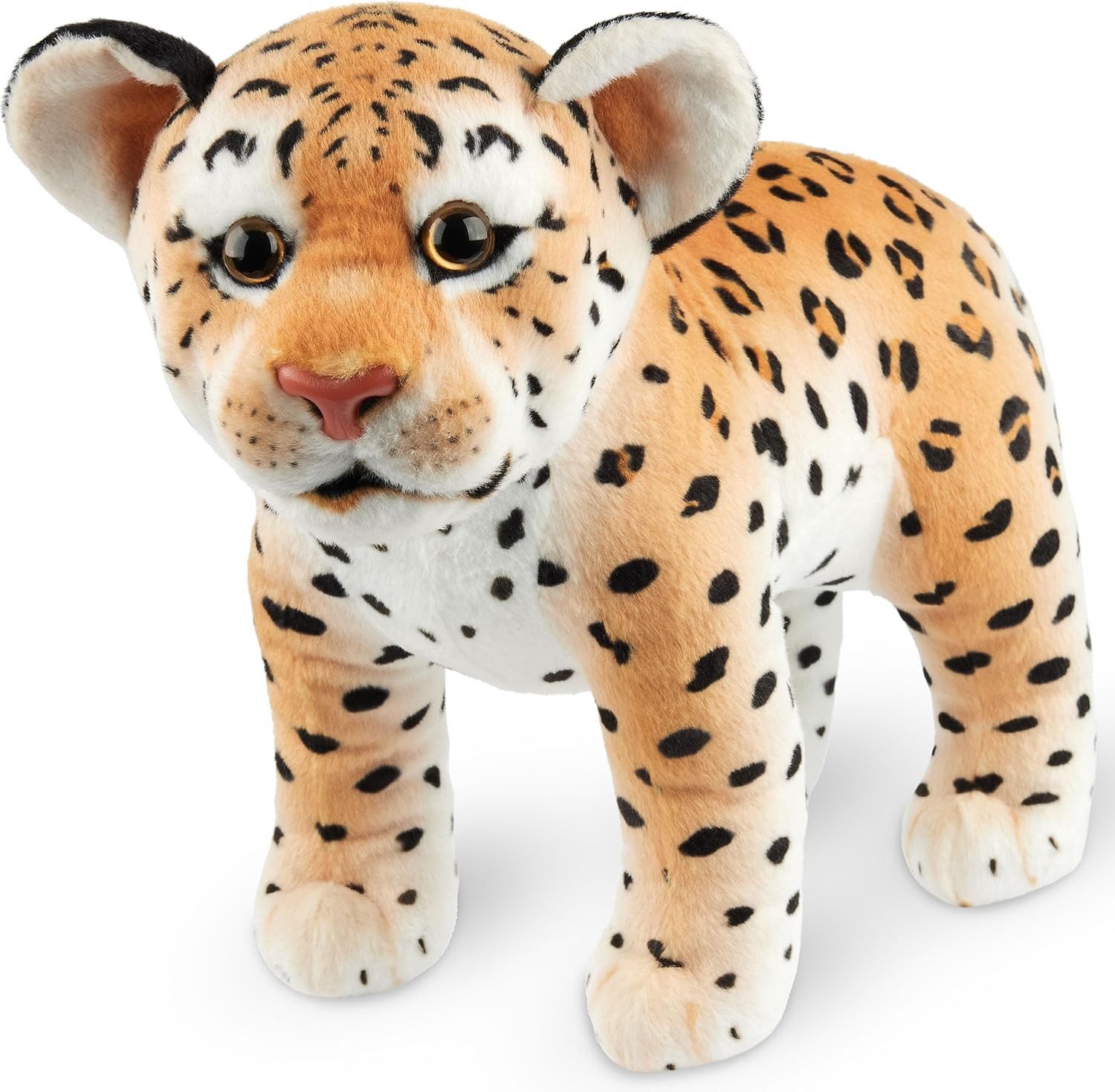 BRUBAKER Kuscheltier Leopard - 30 cm Stofftier - Baby Plüschtier (1-St., Raubkatze Stehend), Kinder Plüsch Игрушки