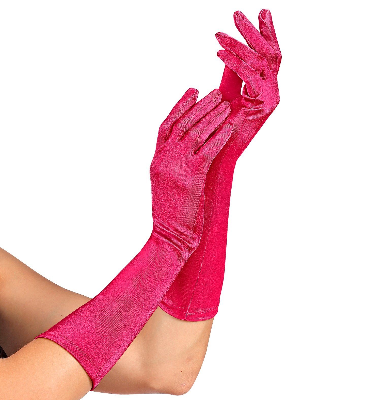 Kostüm Satin Handschuhe 'Amsterdam' 40 cm 14416, Fuchsia