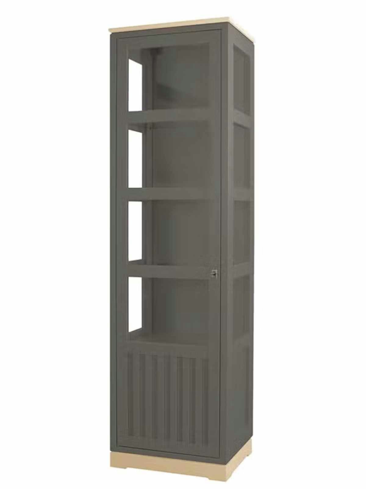 Casamia Vitrine Vitrine Casaverde 1-türig Pinie Massivholz