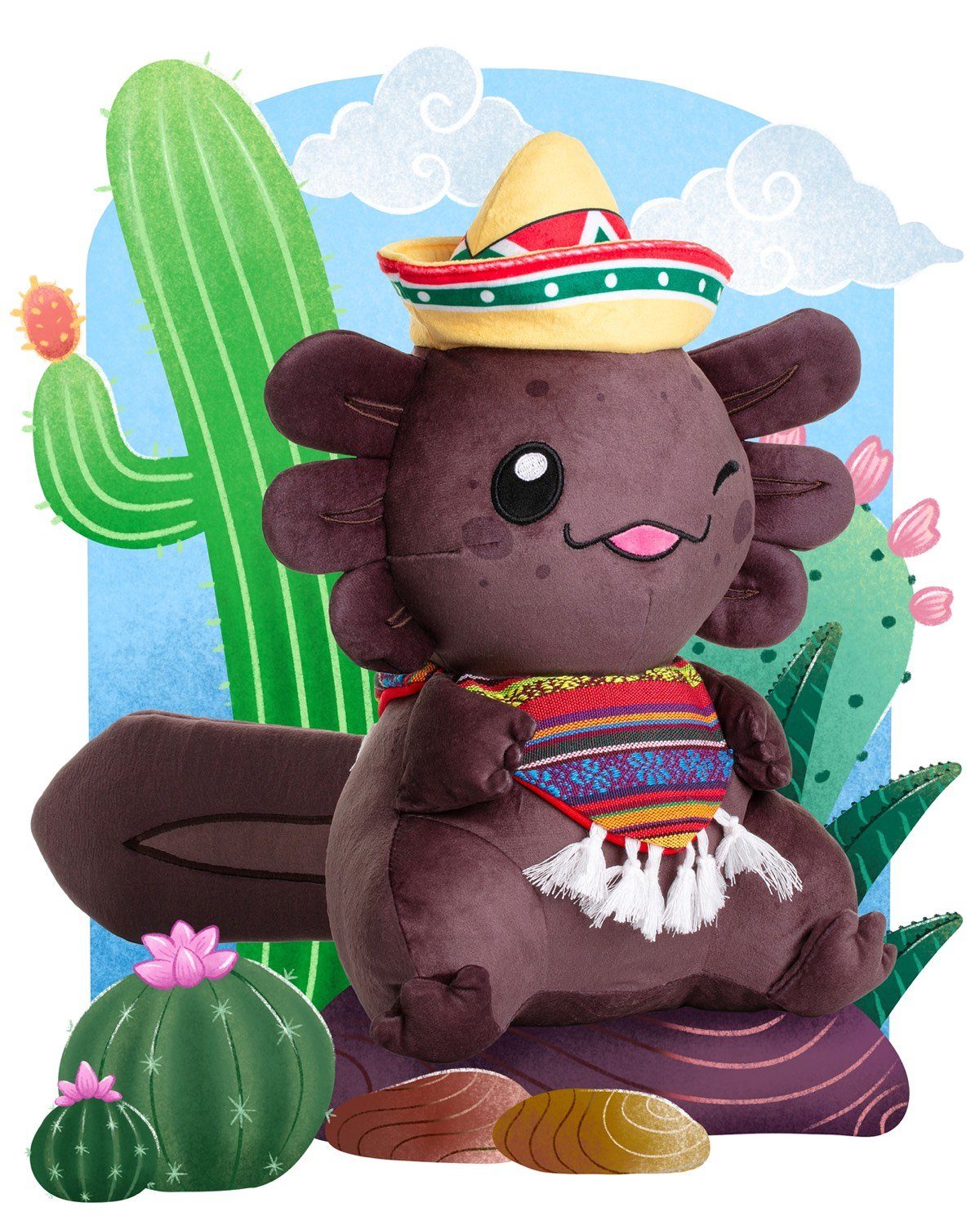 Corimori Kuscheltier Plüschtier, Stofftier, 25cm Axolotl günstig online kaufen