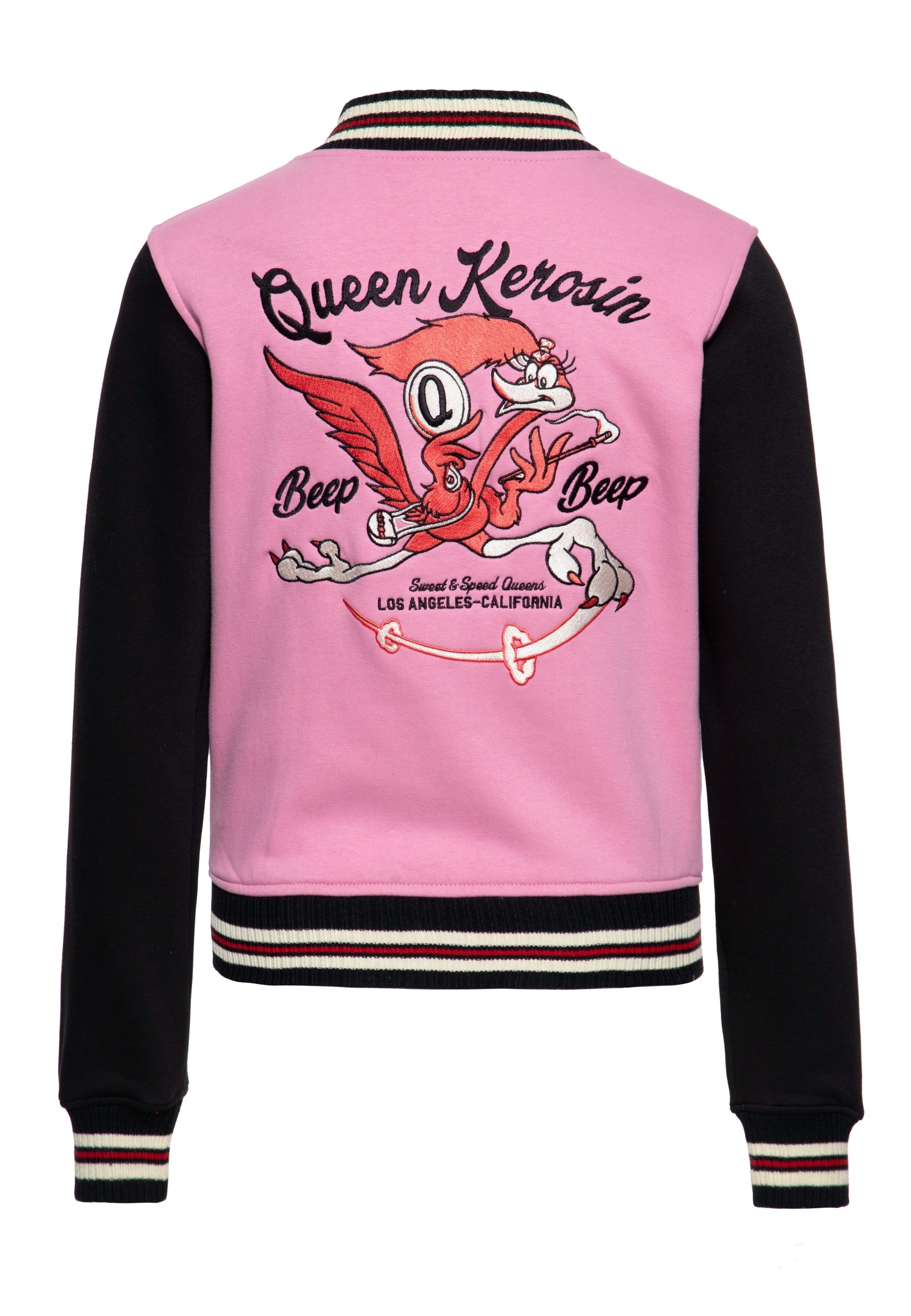 QueenKerosin Collegejacke Beep Beep (1-St) mit günstig online kaufen