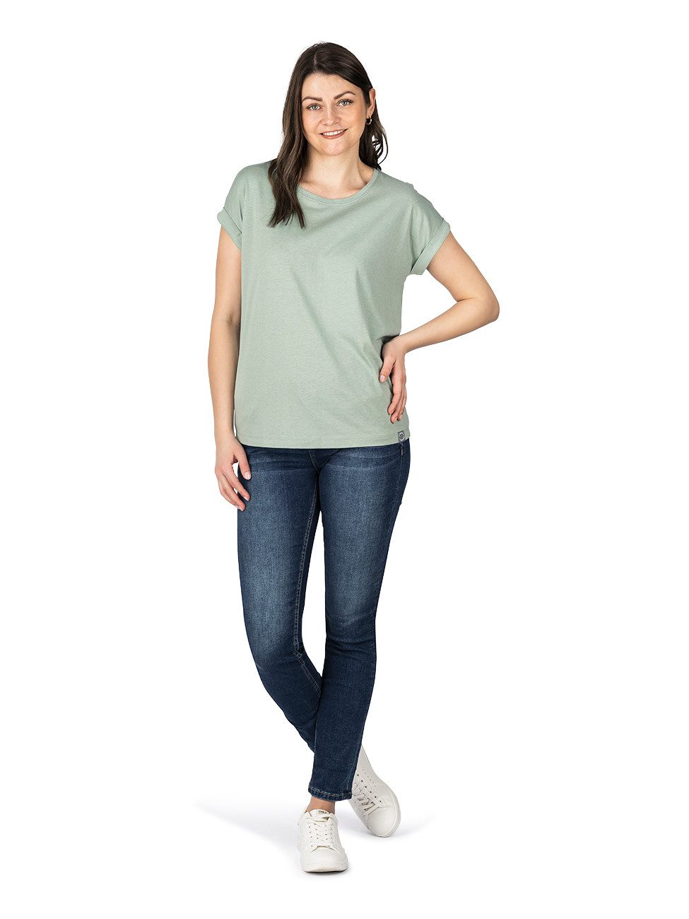 DENIMFY T-Shirt Damen Top DFSophie Regular günstig online kaufen