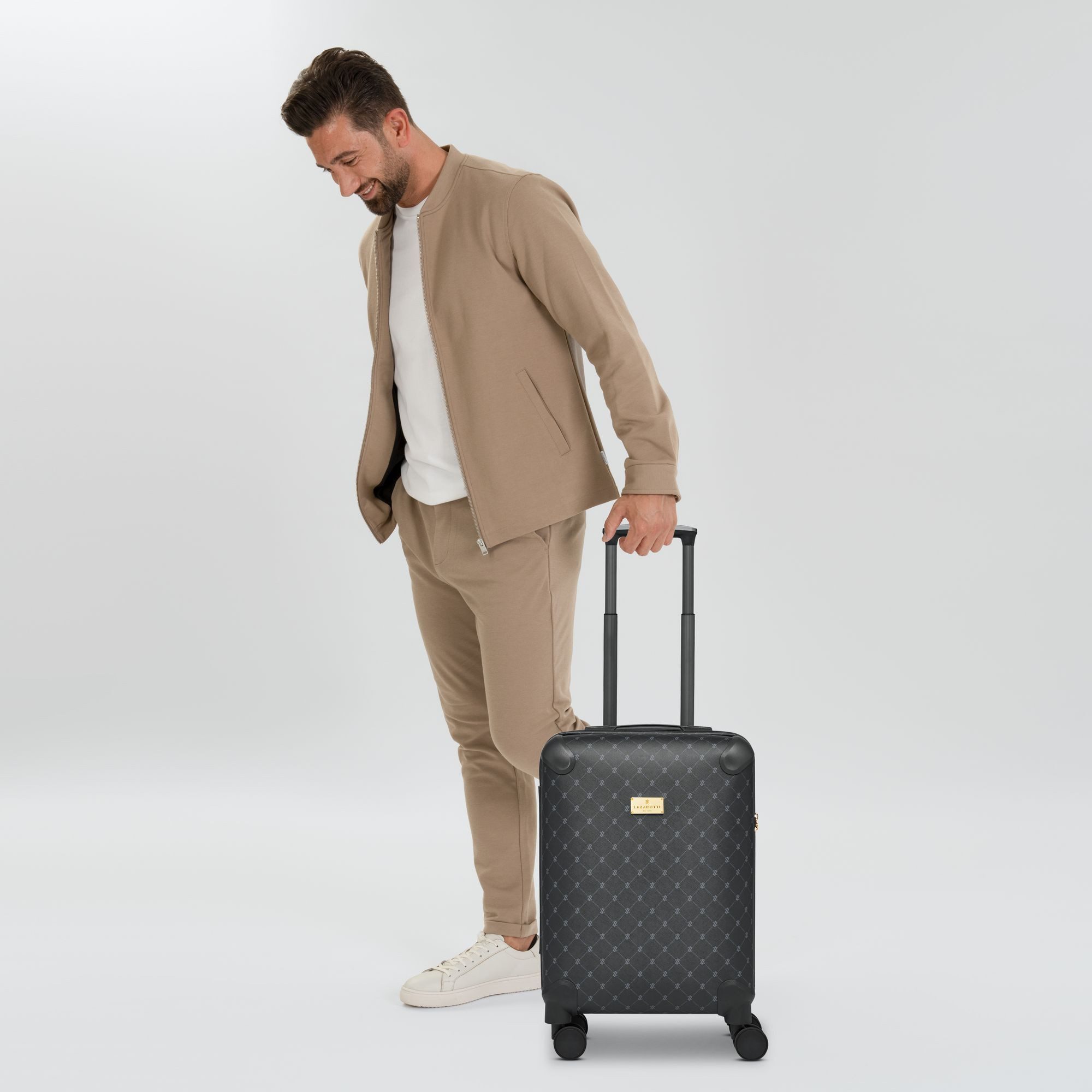 Lazarotti Handgepäck-Trolley Palermo, 4 Rollen, Polypropylen, PVC günstig online kaufen