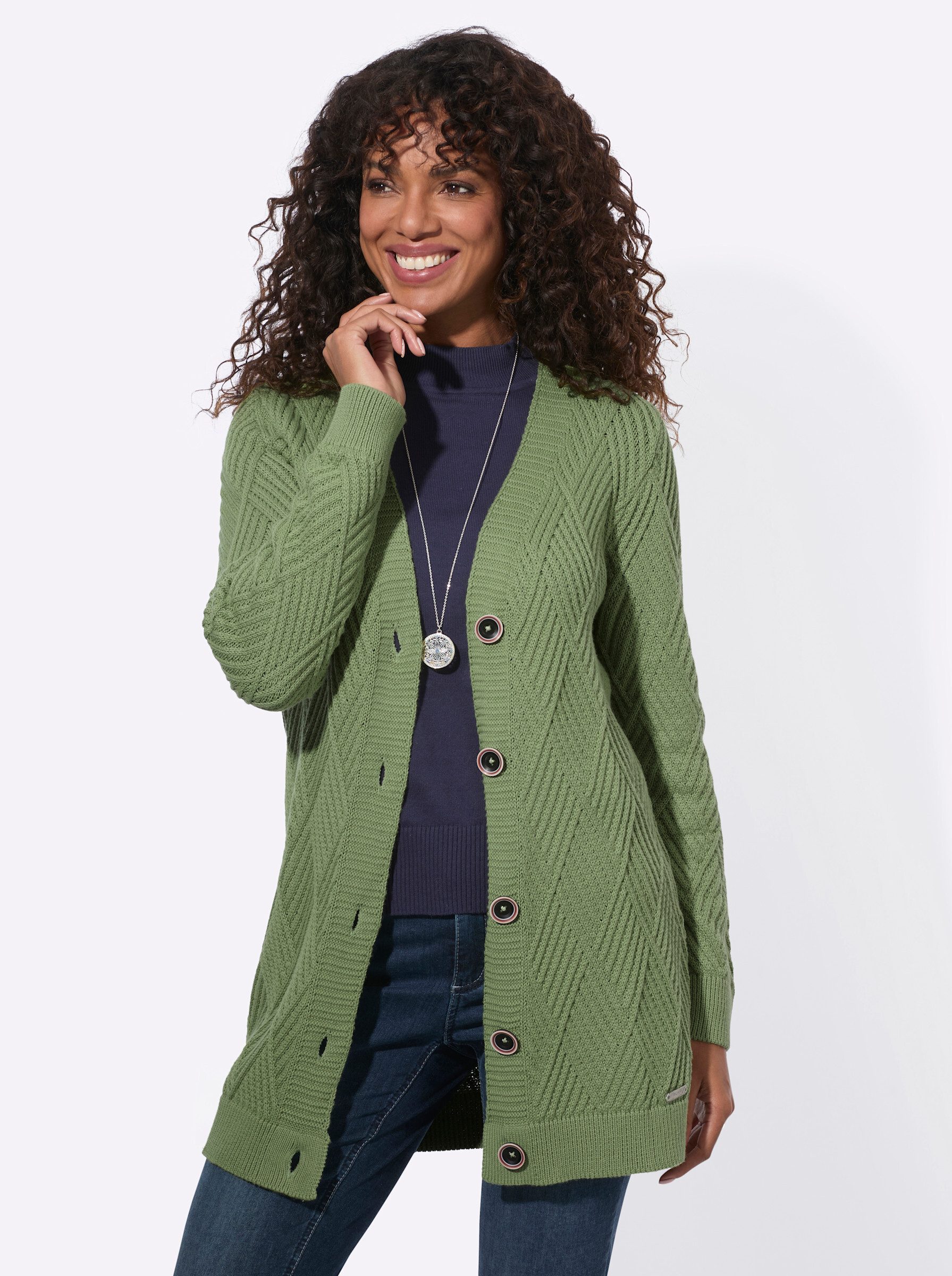 Strickjacke Strickjacke Langarm
