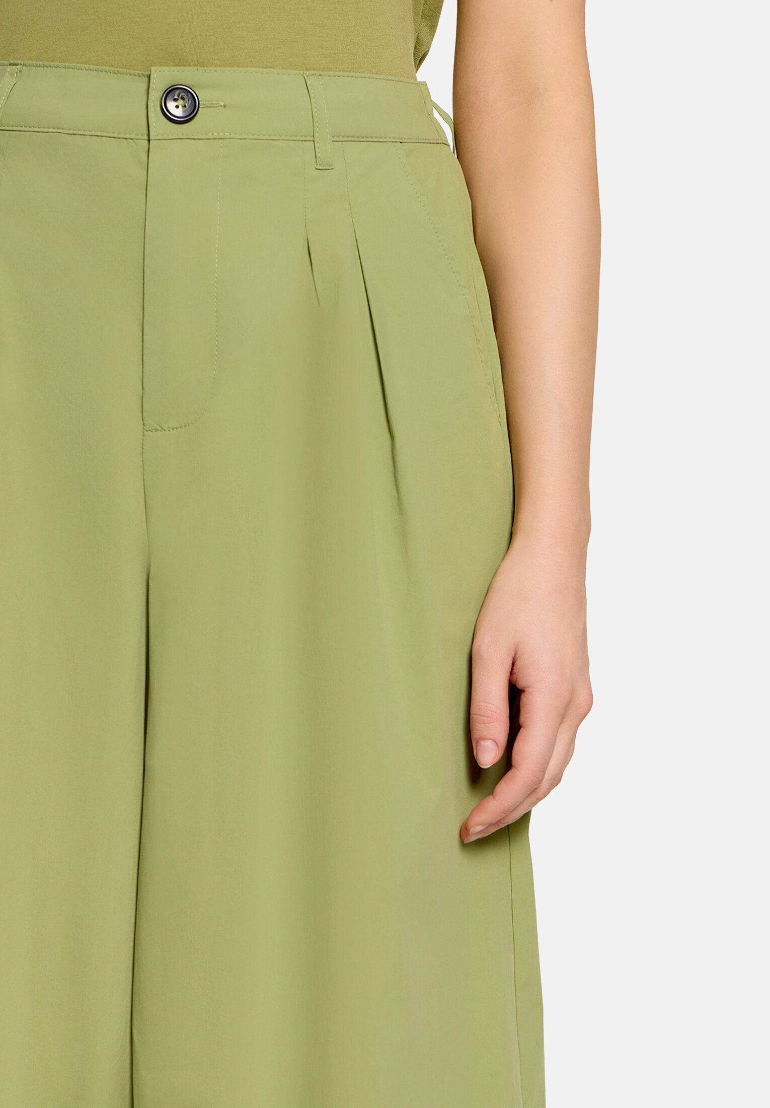 Cartoon Stoffhose Damen mit Bundfalten