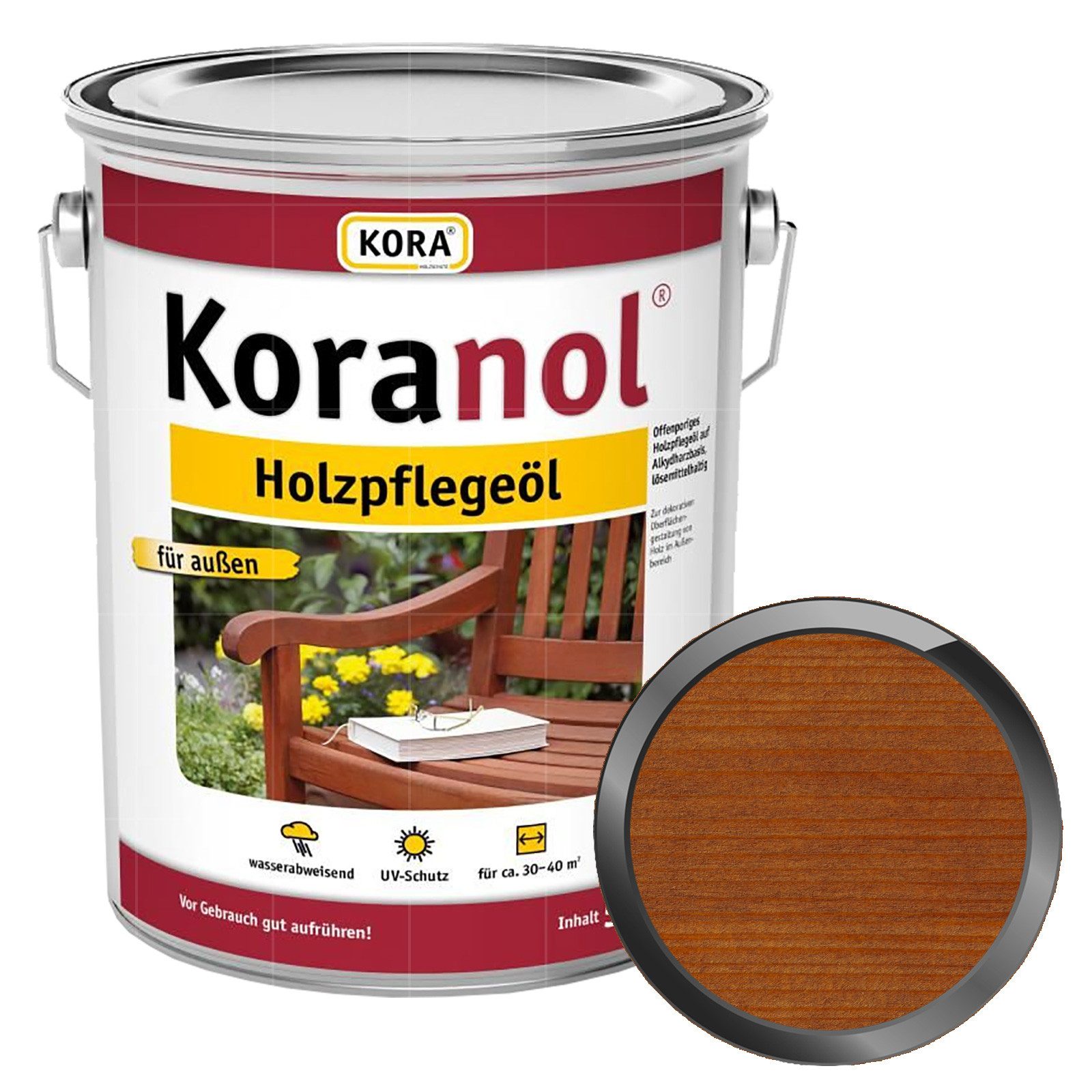 KORA Holzöl KORANOL HOLZPFLEGEÖL - 5 LTR