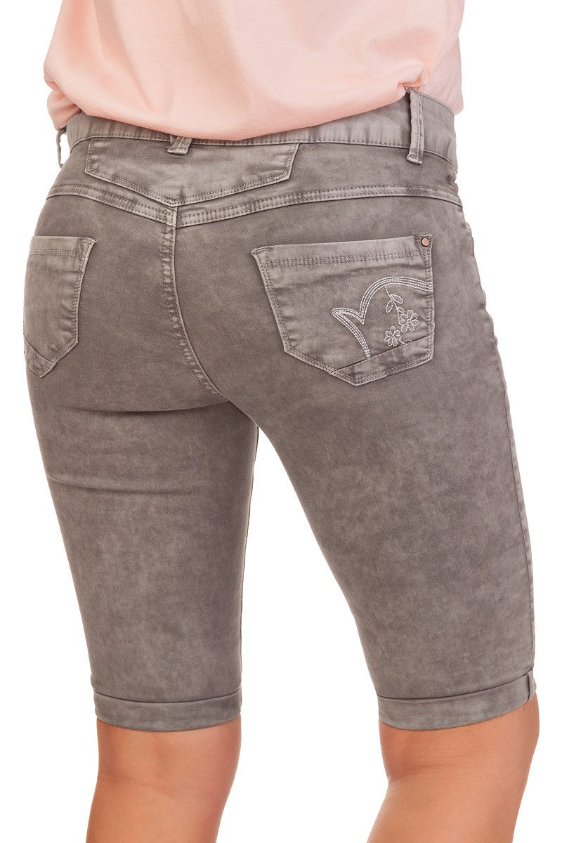 Hangowear Trachtenjeans Trachtenjeans Damen - COLOR BERMUDA - hellblau, hellgrau