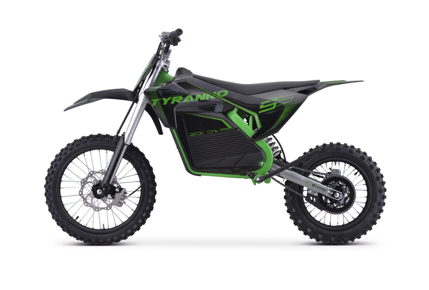 Smarty Crossrad E-Dirtbike Tyranno 2000W 72V30Ah Lith 19"16"