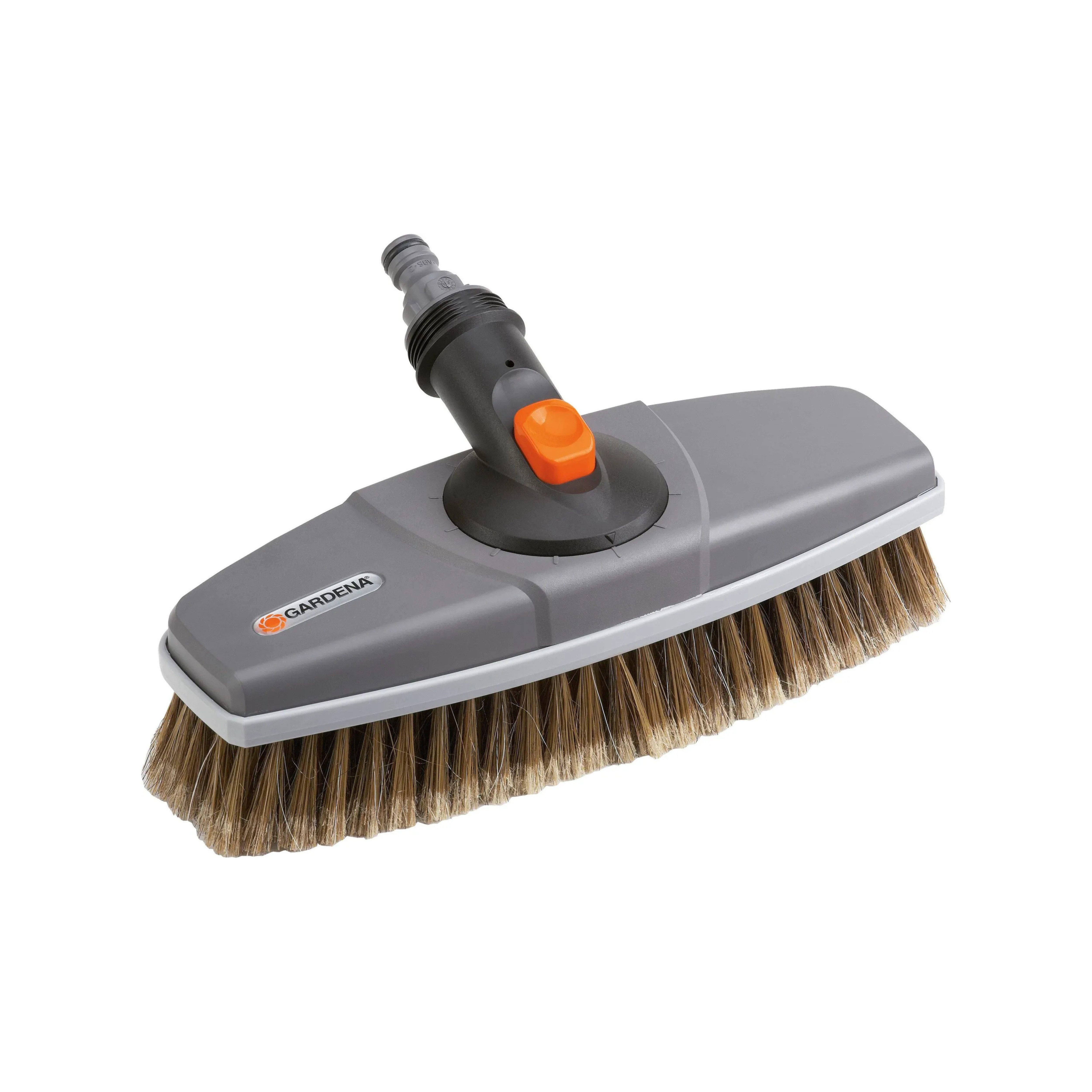 GARDENA Autowaschbürste Praktisches Reinigungsset für die Autowäsche Soft (5580-20), Gardena, (3-tlg., Enthält Cleansystem Waschbürste, Wasserstiel 90 cm und Shampoo), Länge verstellbar