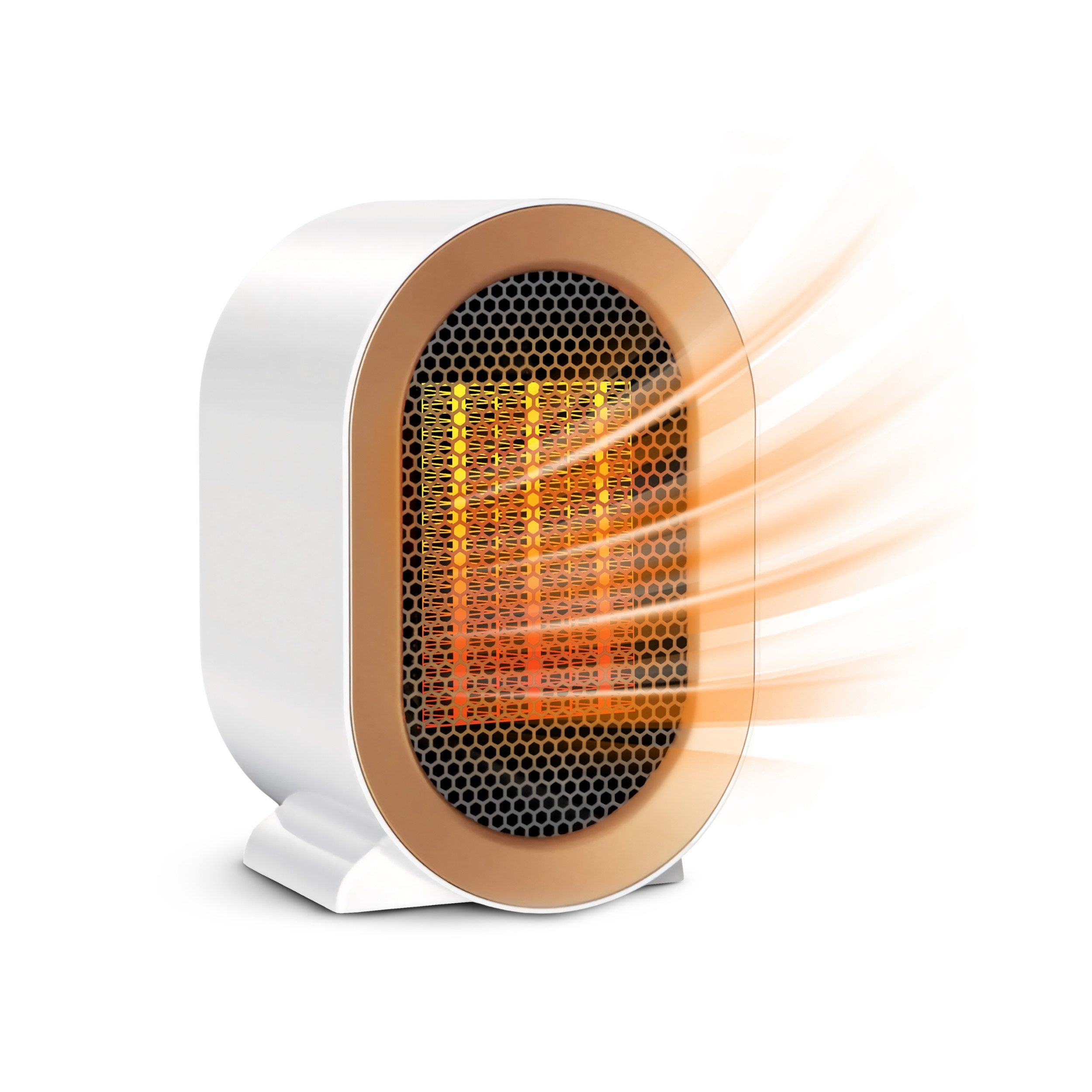 Vulpes Goods Keramikheizlüfter Tech, 1200,00 W, 1200 W, 2 Heizstufen, kompakt