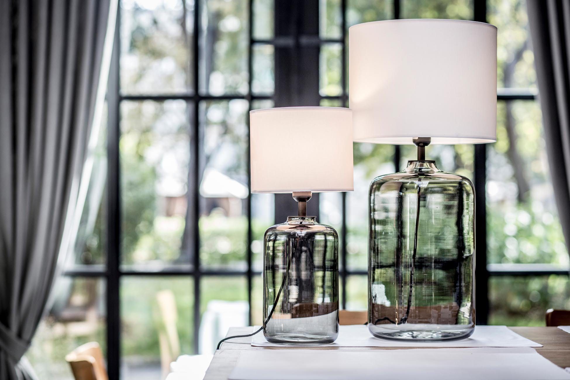 Signature Home Collection Tischleuchte Tischlampe Glas günstig online kaufen