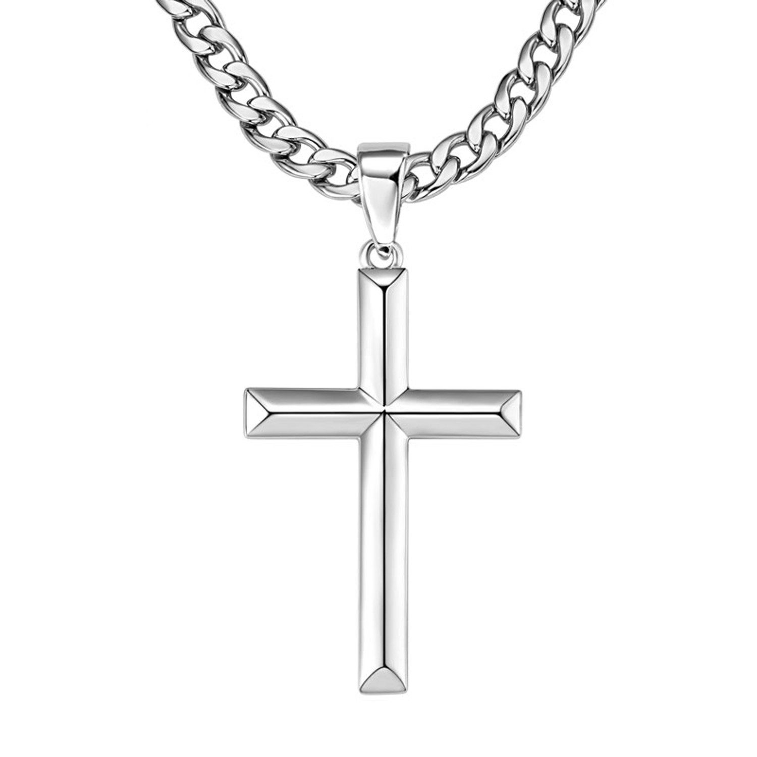 KARMA Kette mit Anhänger Herren Kreuzkette günstig online kaufen