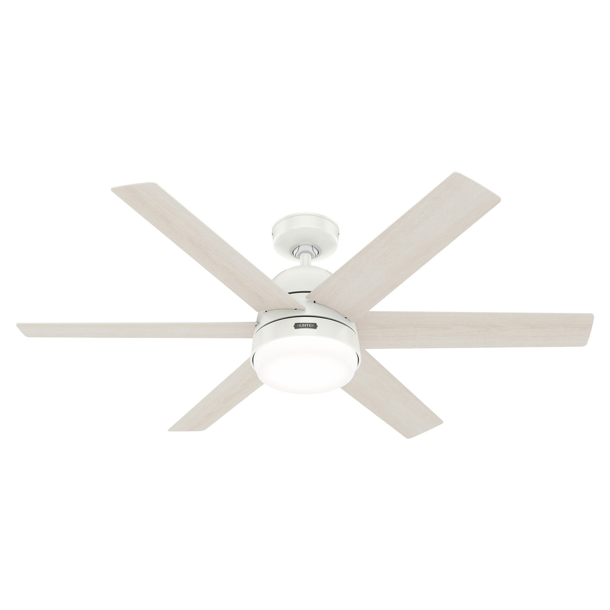 Hunter Deckenventilator DC Deckenventilator Arete Weiß mit Licht & Fernbedienung