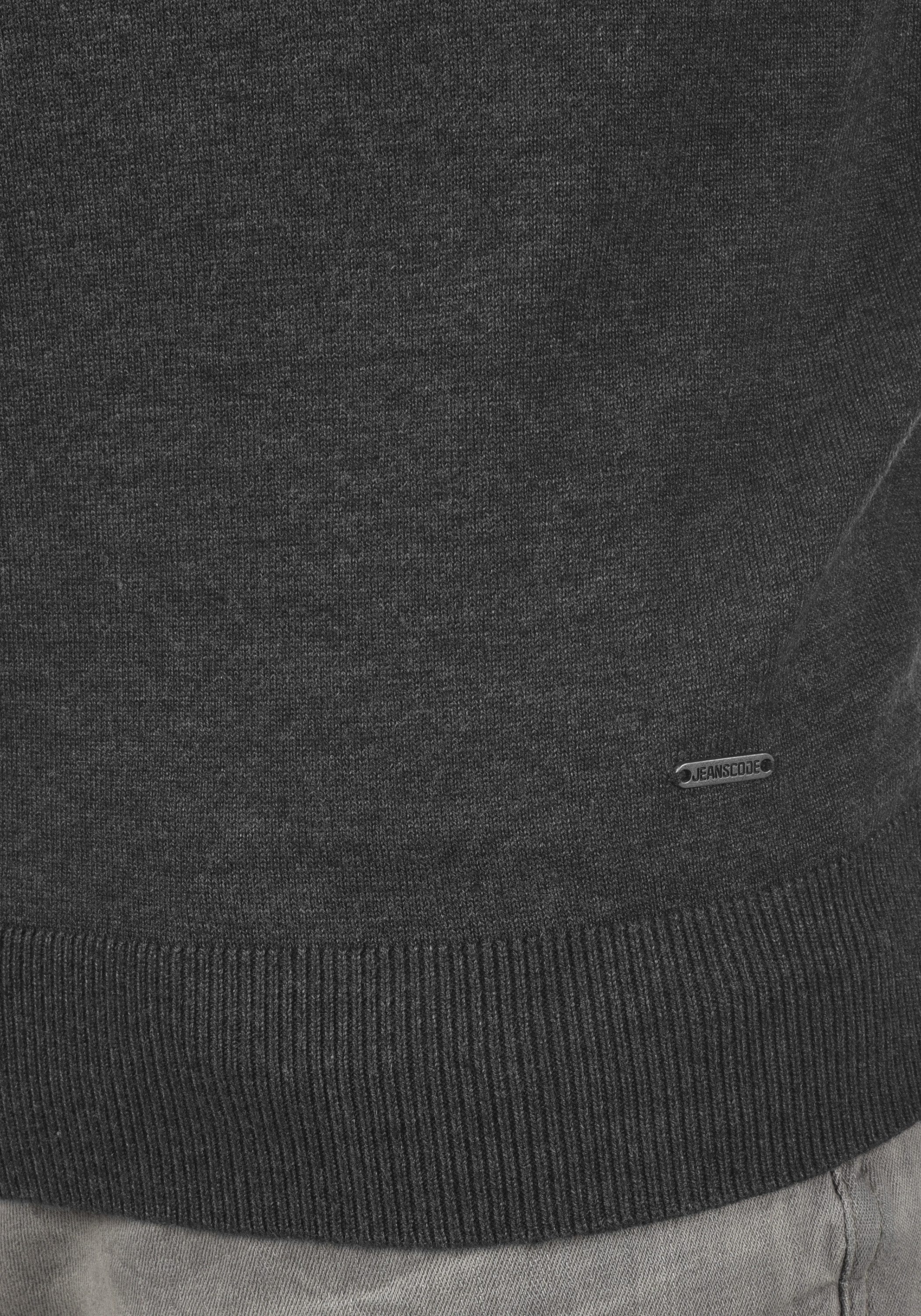 Indicode Rollkragenpullover IDErnetto Rollkragenpulli mit abgesetztem Strickmuster