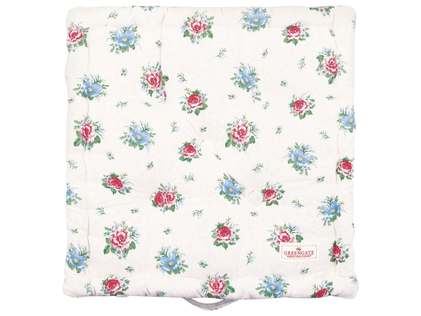 Greengate Sitzkissen Alivia Sitzkissen white 50x50cm