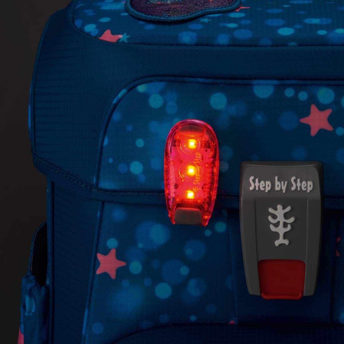 Step by Step Schulrucksack Step by Step LED-Sicherheits-Klemmleuchte, Pink günstig online kaufen