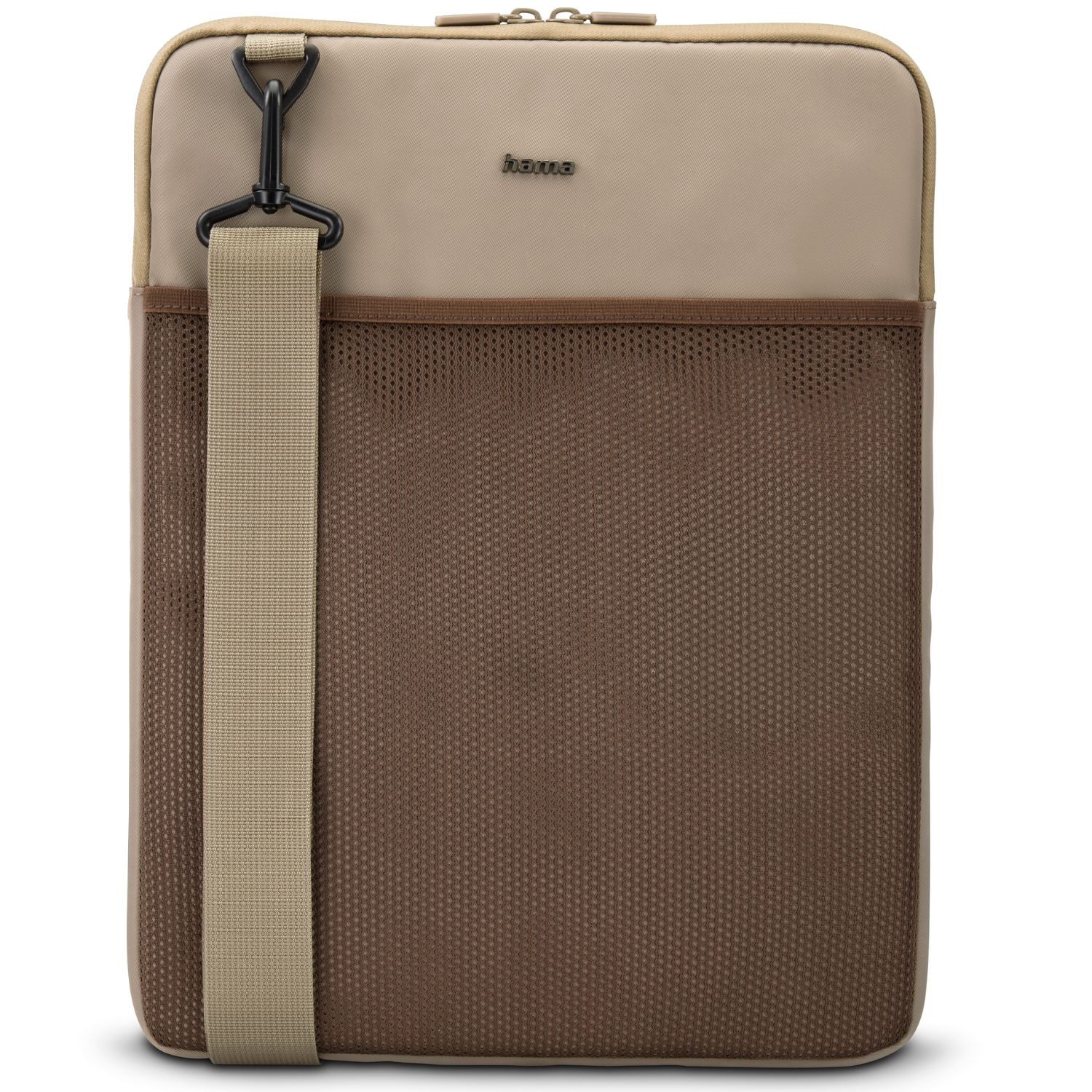 Hama Laptoptasche Notebook-Tasche Schutz-Hülle To Go 13,3" Braun, Business Schutz-Hülle Laptop-Tasche Case für 13,3 13,6" 14" 14,2" Zoll