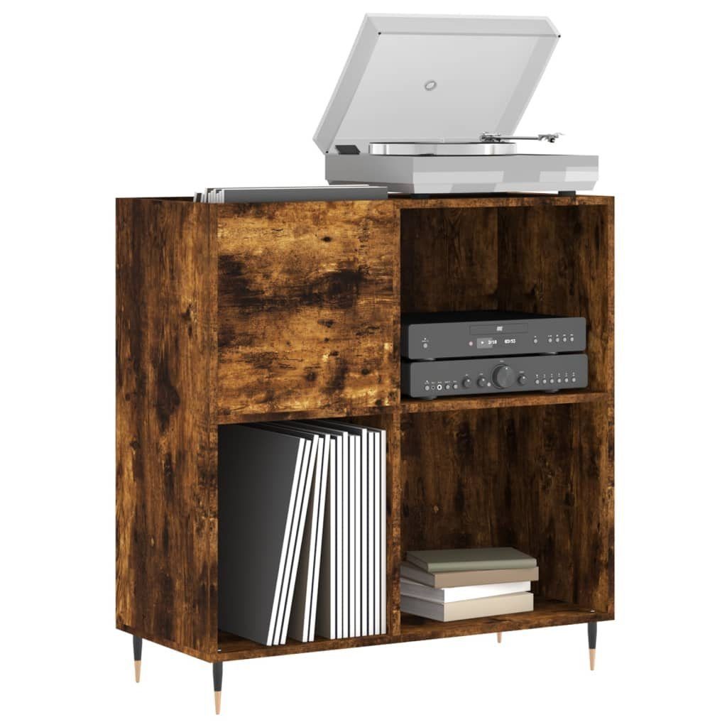 vidaXL TV-Schrank NA Plattenschrank Räuchereiche 84,5x38x89 cm Spanplatte Mediaregal