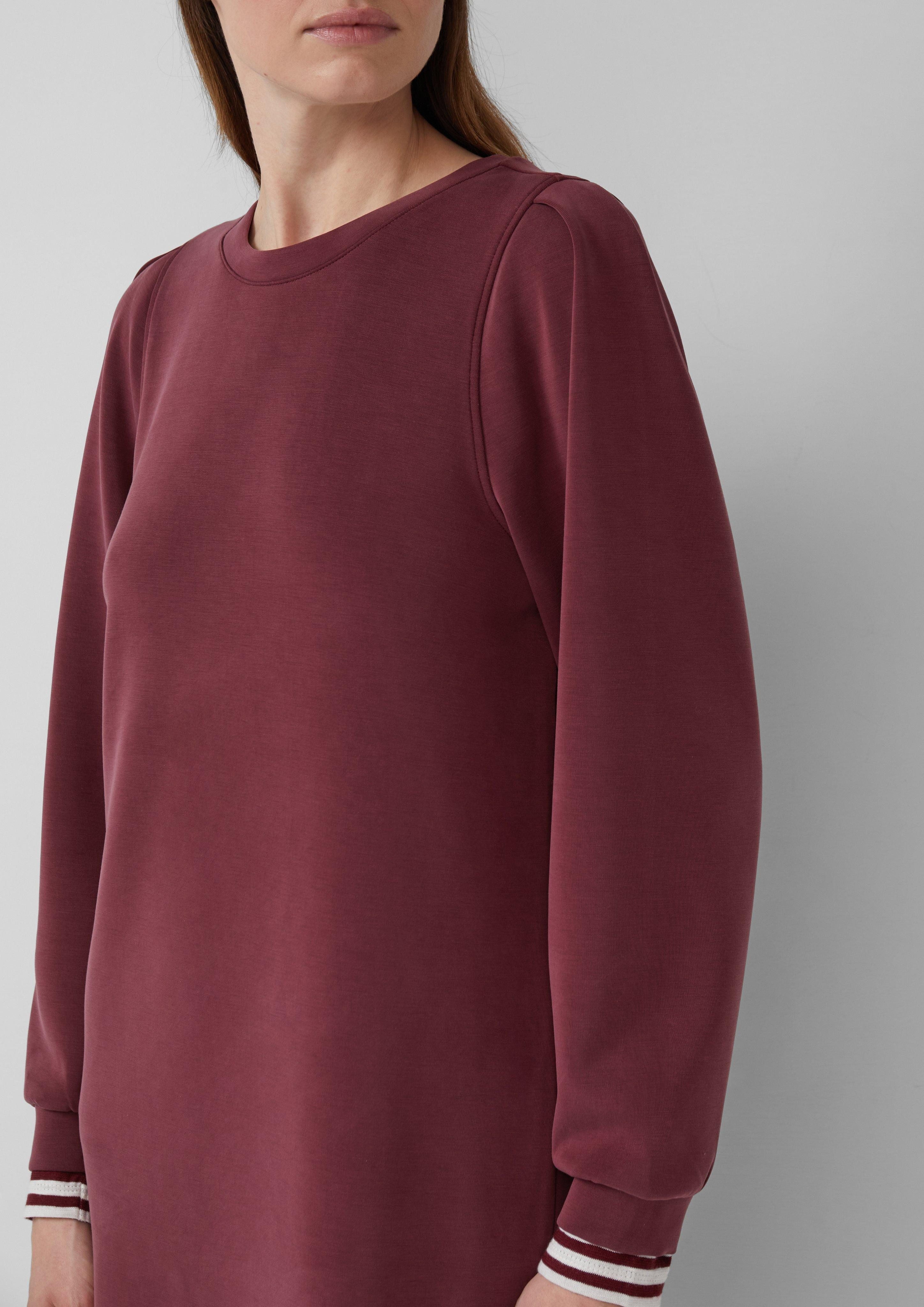 s.Oliver Minikleid Scuba-Kleid mit Faltendetail am günstig online kaufen
