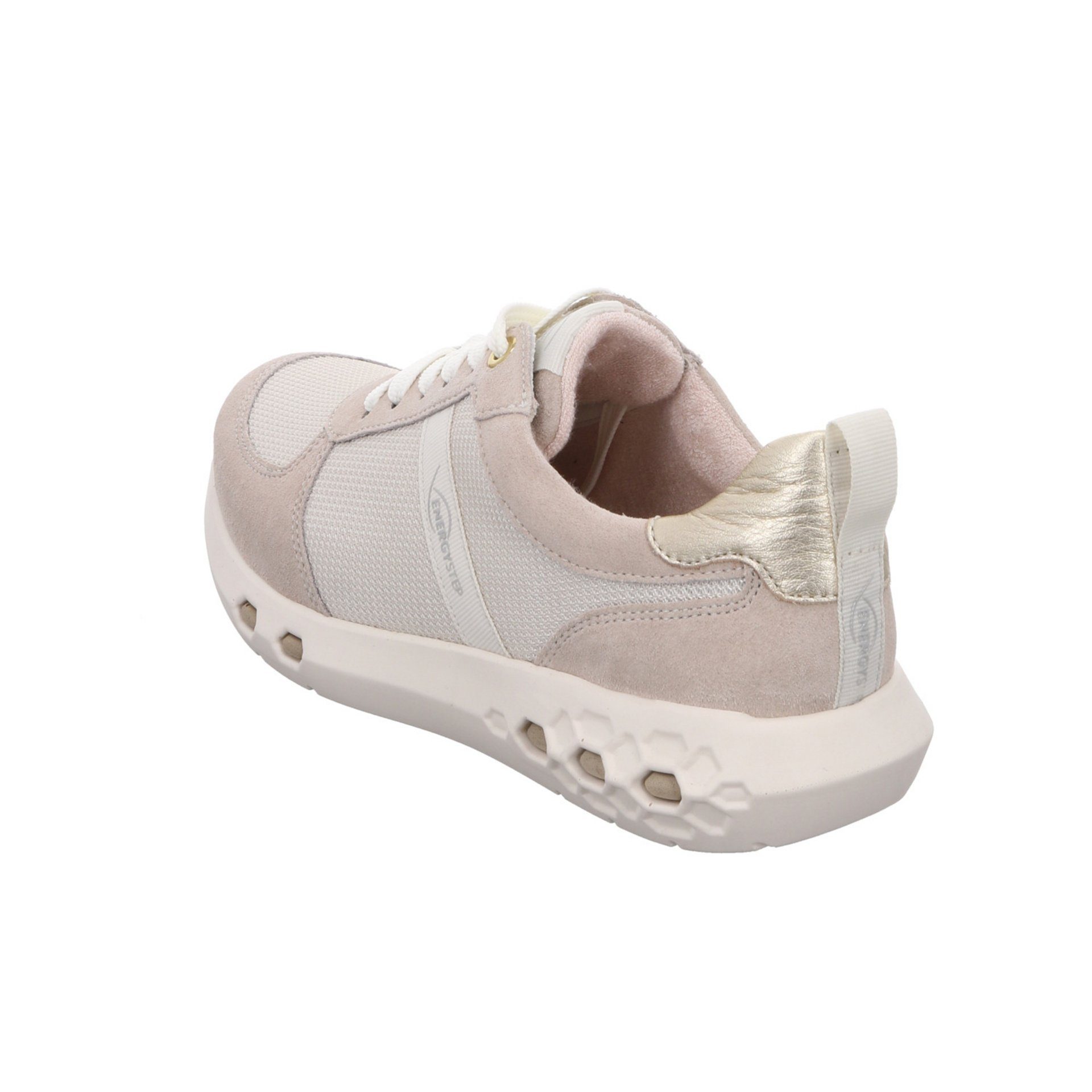Schnürhalbschuhe Schnürschuh Cream 2.0 Jumper Damen Leder-/Textilkombination Sneaker Ara