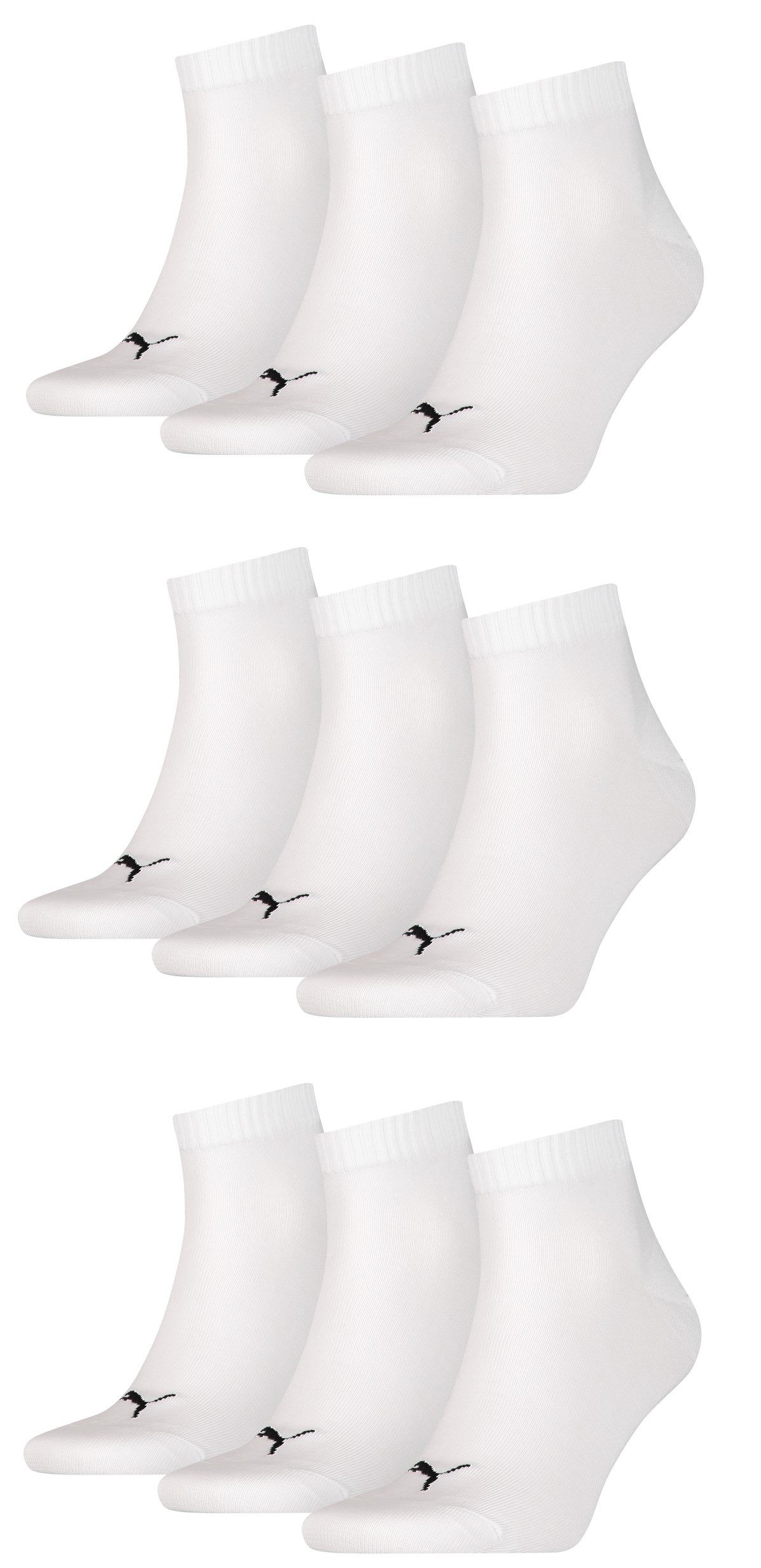 Sportsocken Puma Quarter Socken Sport im 9er Pack