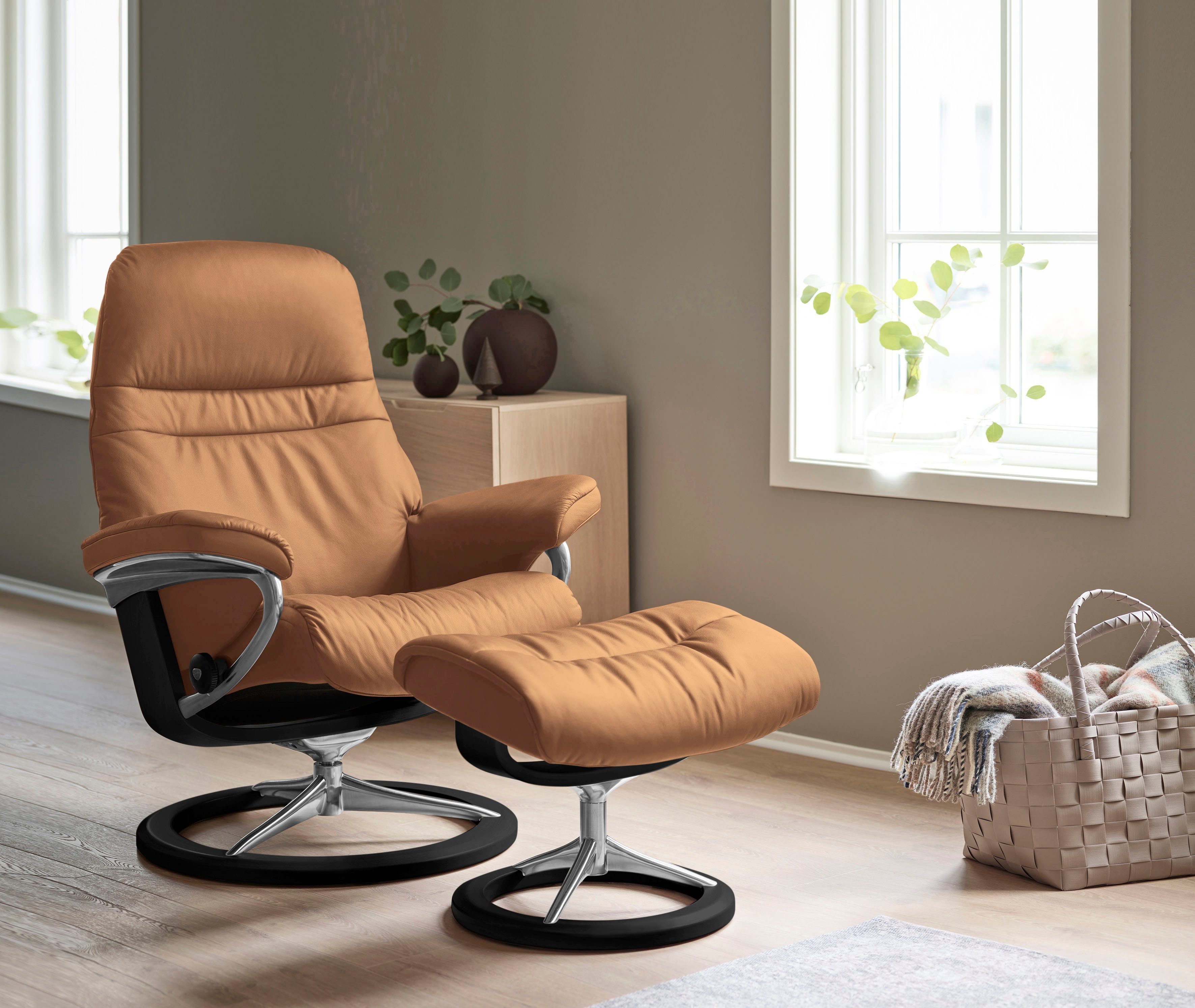 Stressless® Relaxsessel Sunrise, mit Signature Base, Größe S, Gestell Schwarz