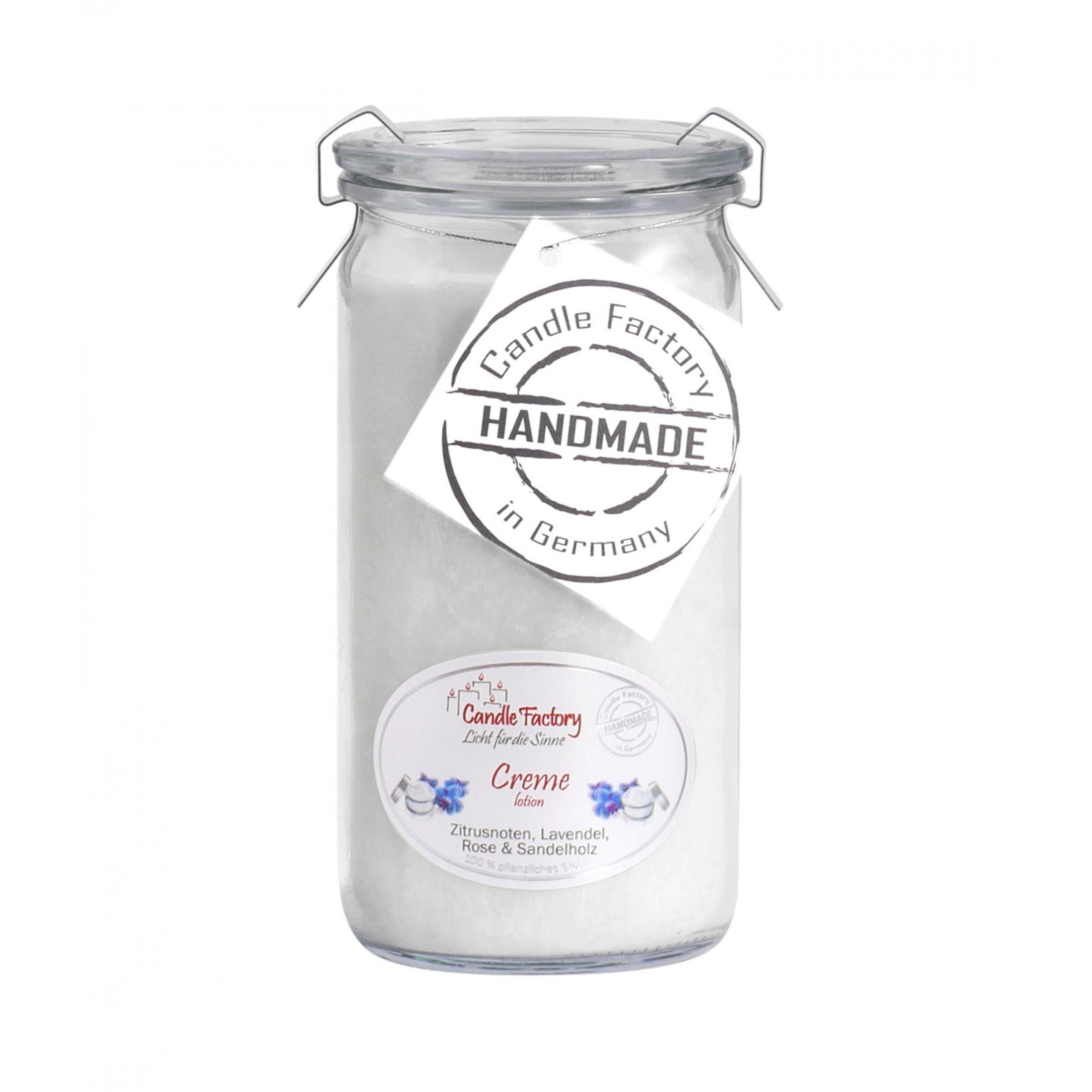 Candle Factory Duftkerze Candle Factory Mini Jumbo Creme Duftkerze Dekokerze 307118