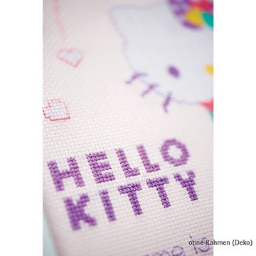 Vervaco Kreativset Vervaco Zählmusterpackung Hello Kitty Pastellfarbig, (embroidery kit by Marussia)