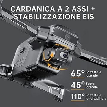 Teeggi SJRC F22S PRO Drohne mit Kamera Laser Hindernis Vermeidung Drohne (3840*2160, 30fps, 3,5 km Flugdistanz, 35 Minuten Flugzeit, GPS Intelligente Rückkehr)