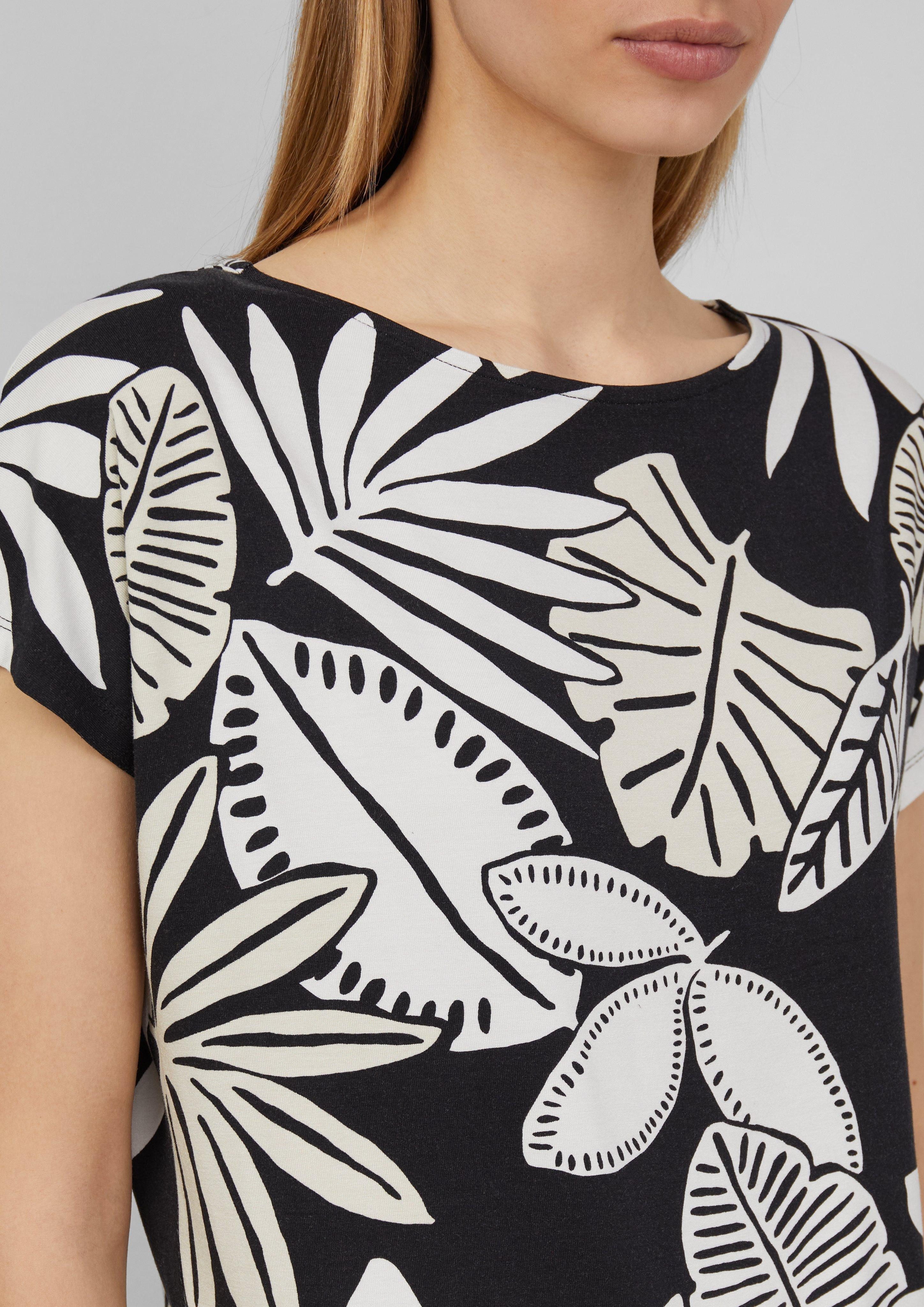 s.Oliver Shirttop Elastisches T-Shirt aus Viskosestretch günstig online kaufen