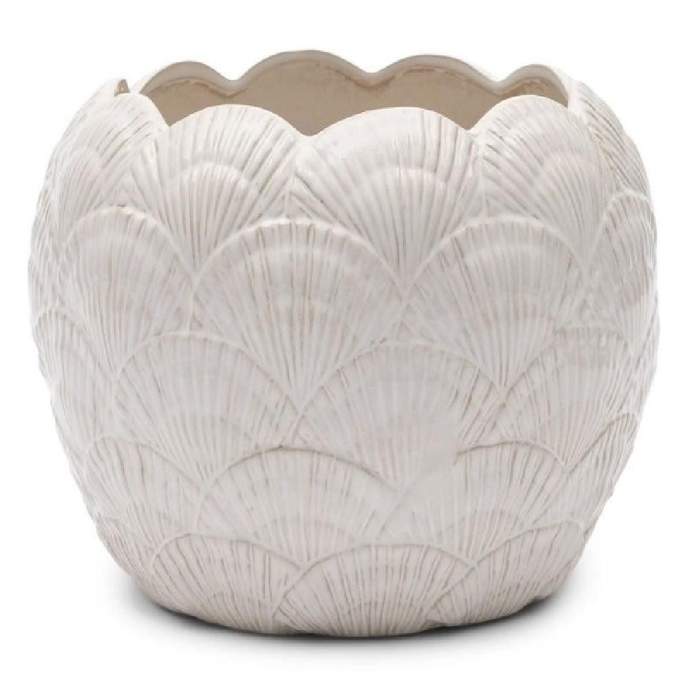 Rivièra Maison Blumentopf Vase Übertopf Muschel Shell (20cm)