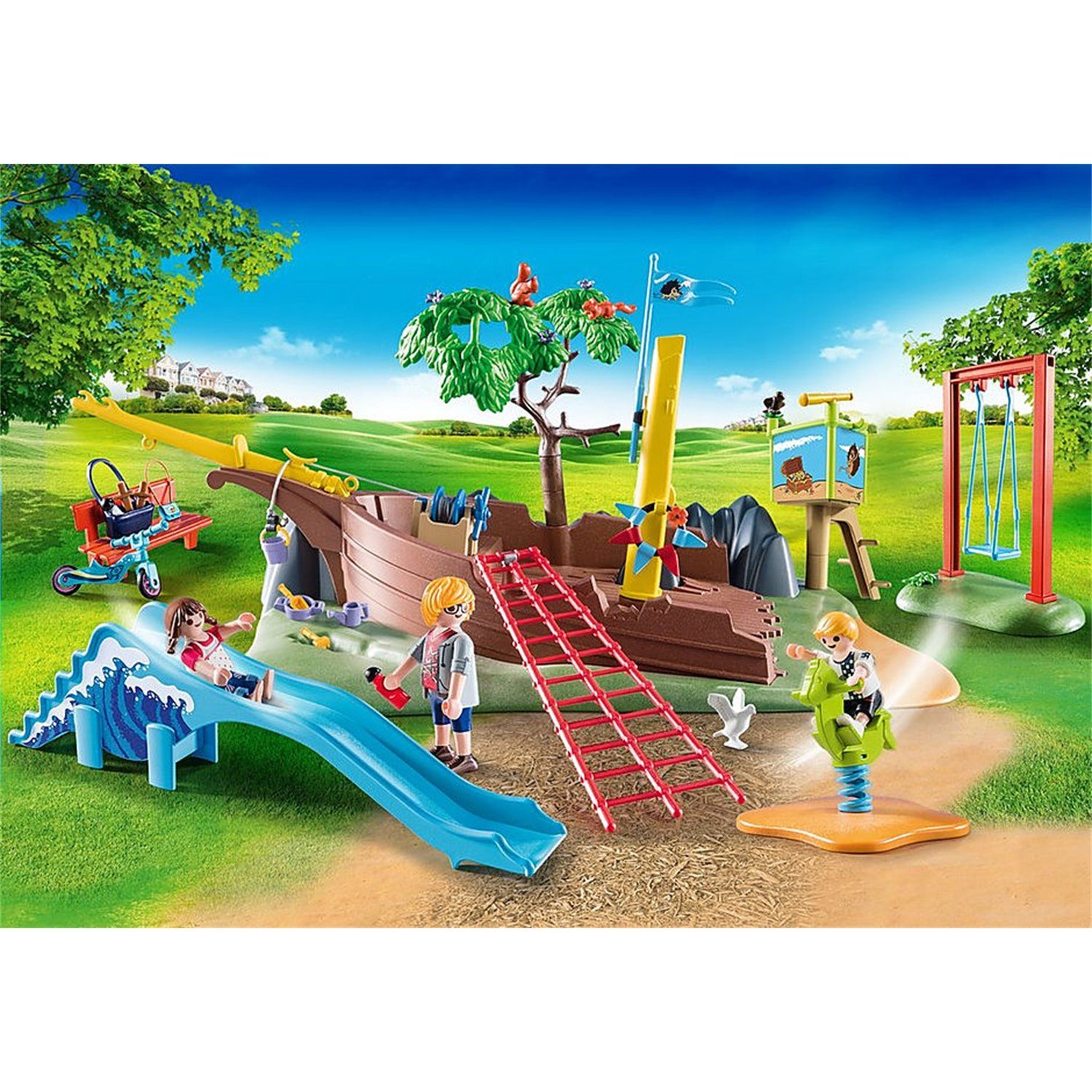 Playmobil® 70741 Abenteuerspielplatz mit Schiffswrack Konstruktions-Spielse günstig online kaufen