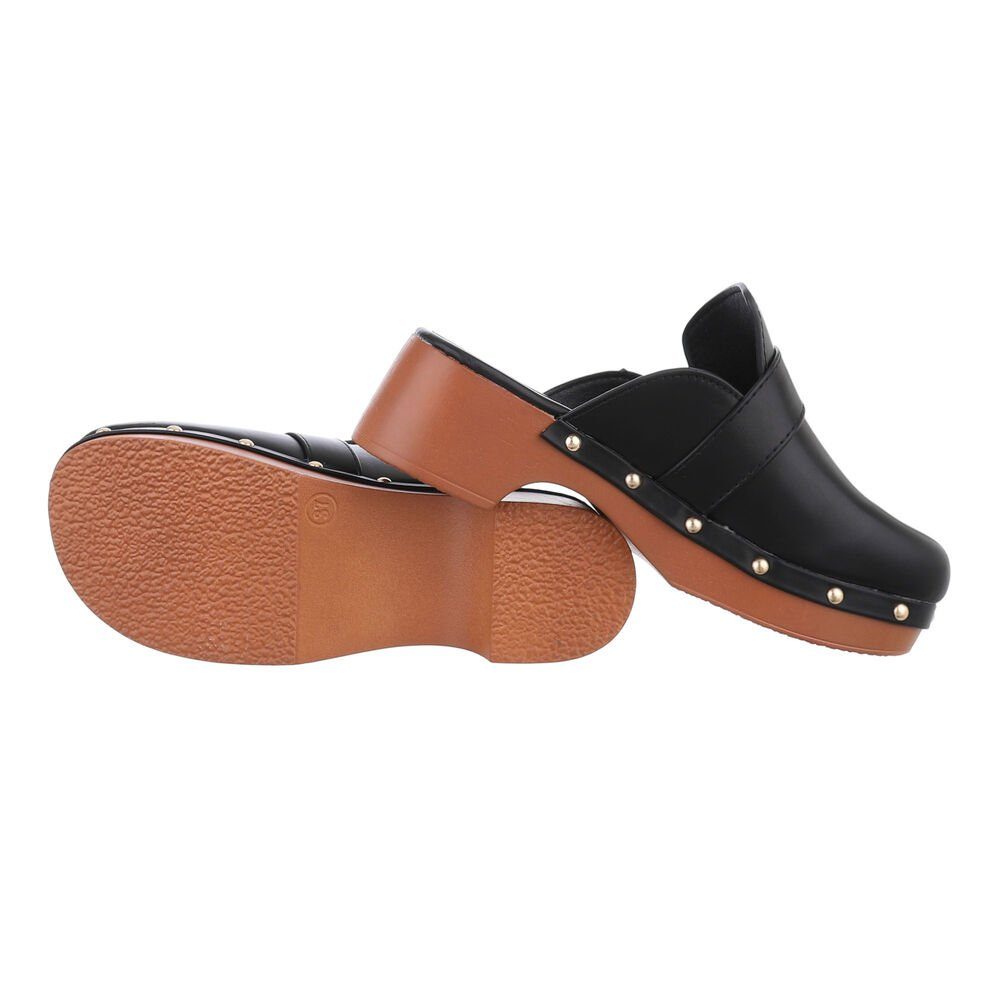 Ital-Design Damen Mules Boho/Hippie Plateausandaletten (85878216) Blockabsa günstig online kaufen