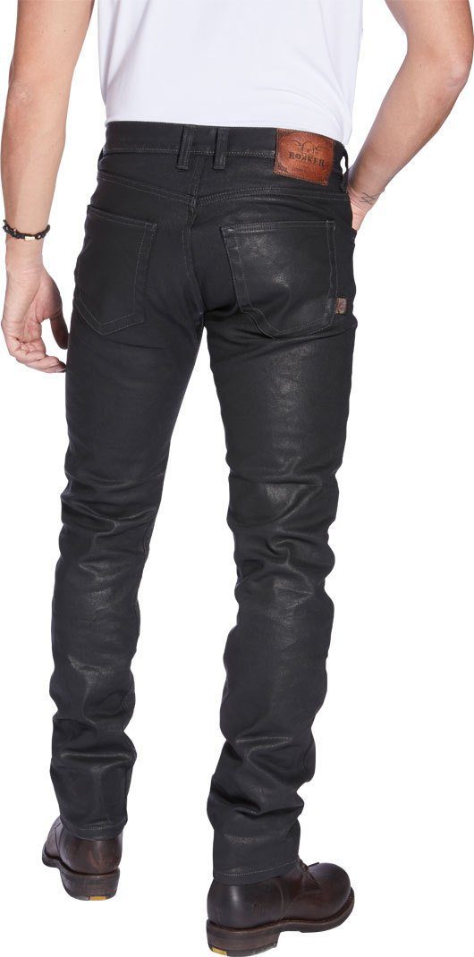 Rokker Motorradhose tech Black Motorrad Textilhose