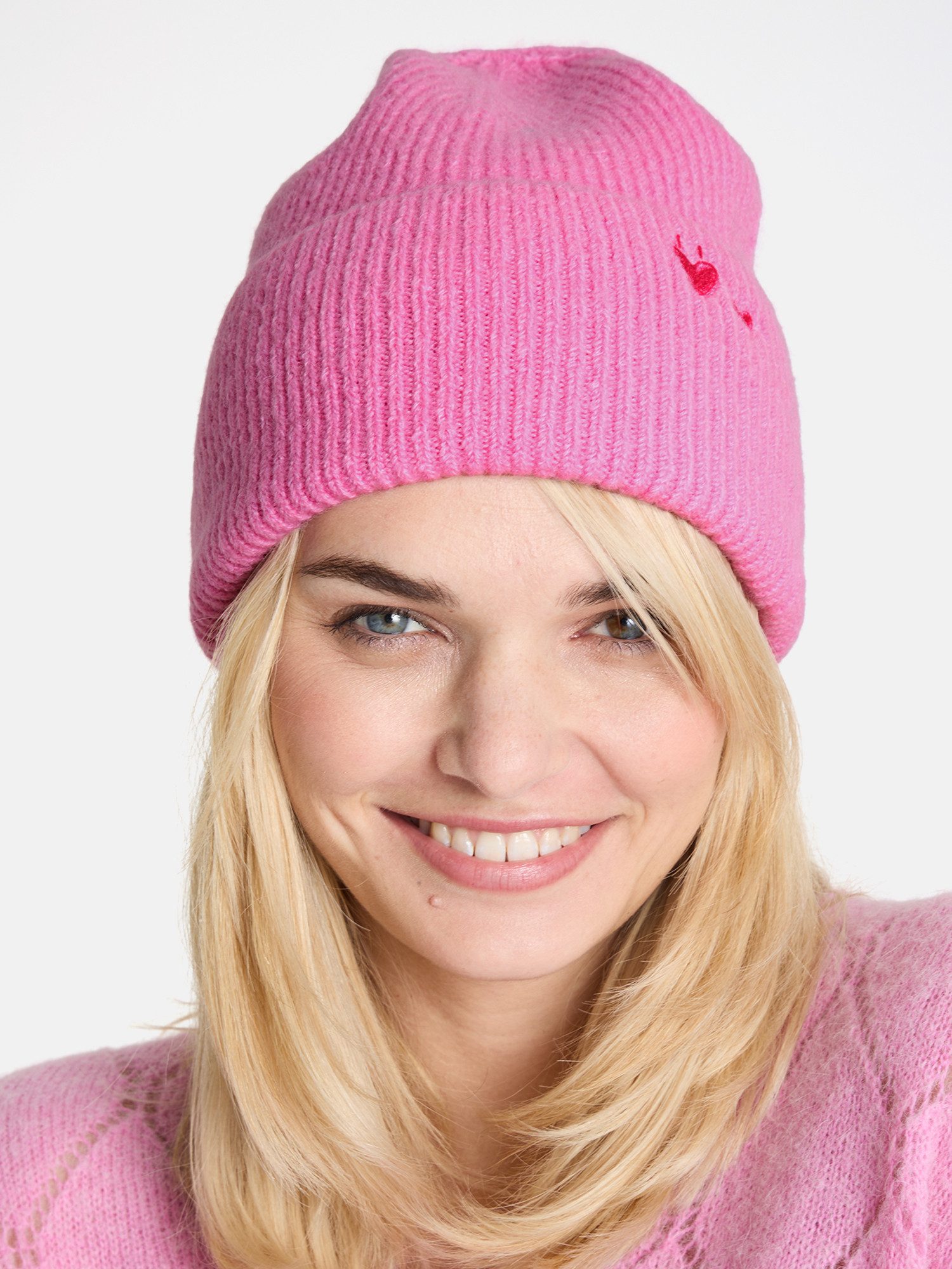 Lieblingsstück Beanie Damen-Strickmütze mit Woll-Anteil