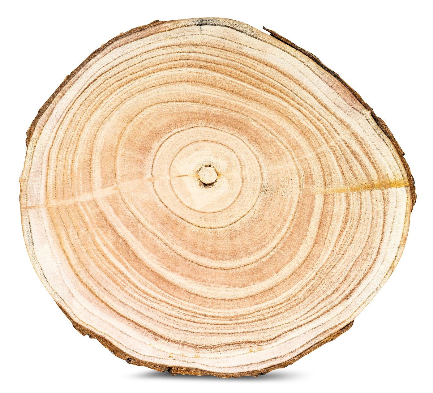 Levandeo® Dekoobjekt, Baumscheibe Deko-Platte Ca. Ø 29cm Holz-Scheibe Naturbelassen. € 13,99