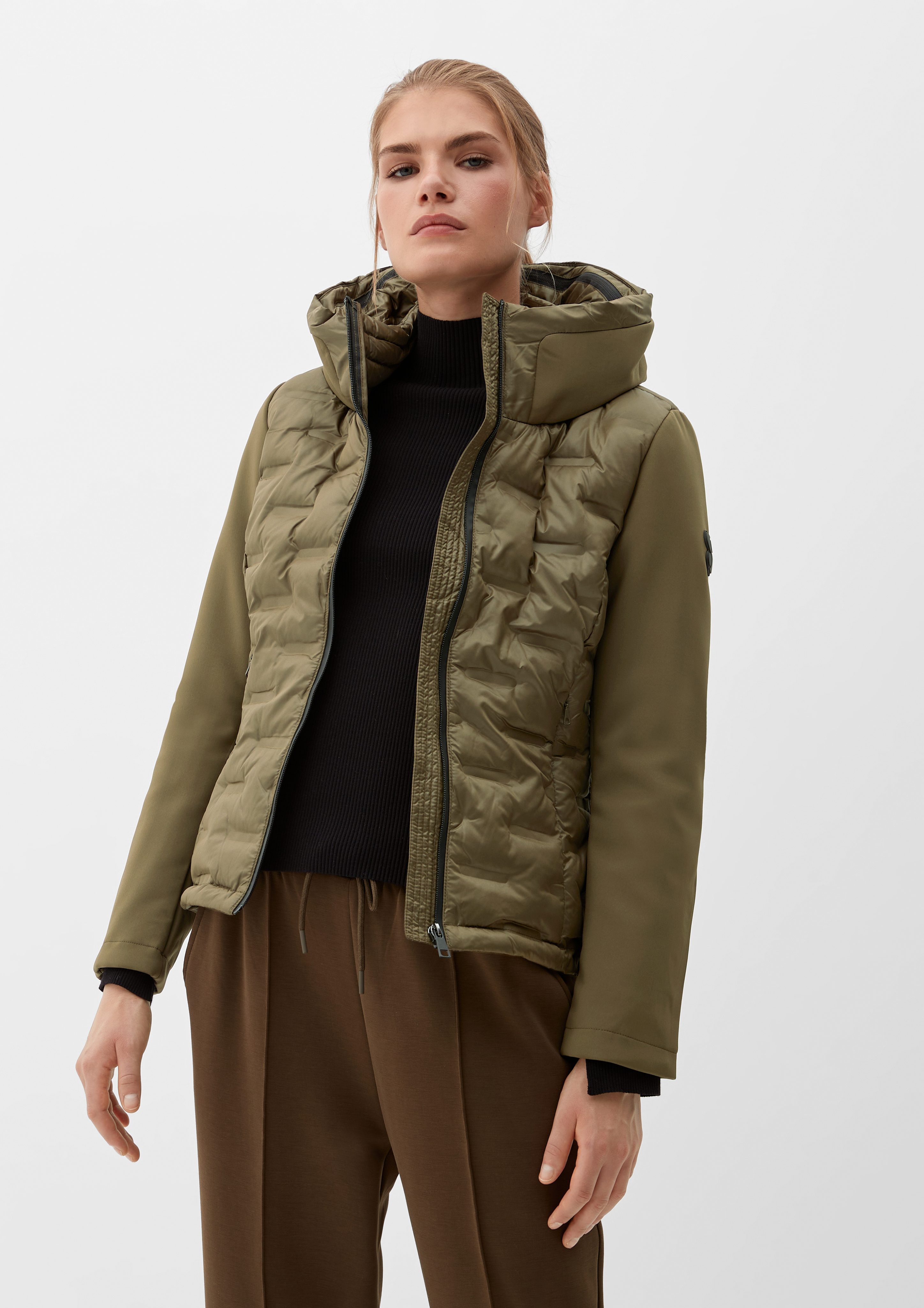 s.Oliver Funktionsjacke Jacke mit verstaubarer Kapuze günstig online kaufen