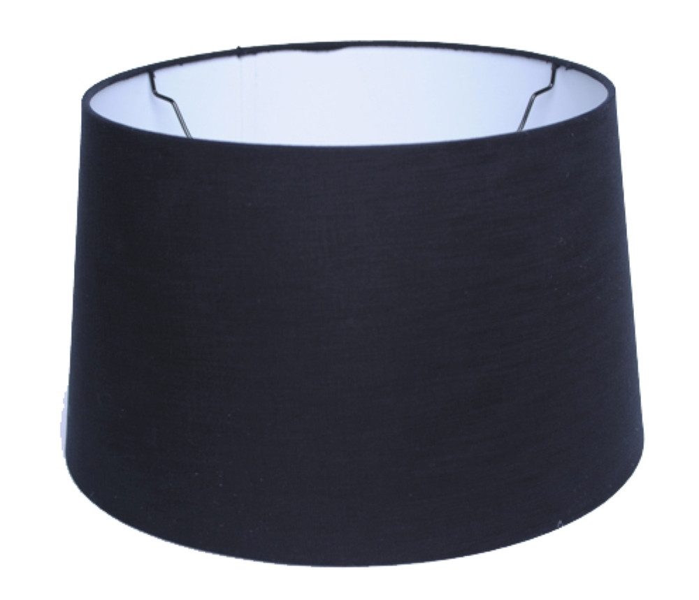 Dirk Davids Leuchten GmbH Lampenschirm Lampenschirm Leinen Seville Schwarz PL 40-35-24 Pendel