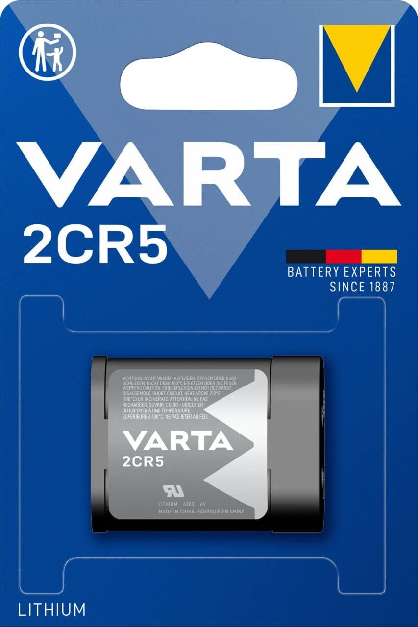 Batterien 2CR5 Lithium Rundzelle, 1 Stück, 6V, höchste Leistung Batterie