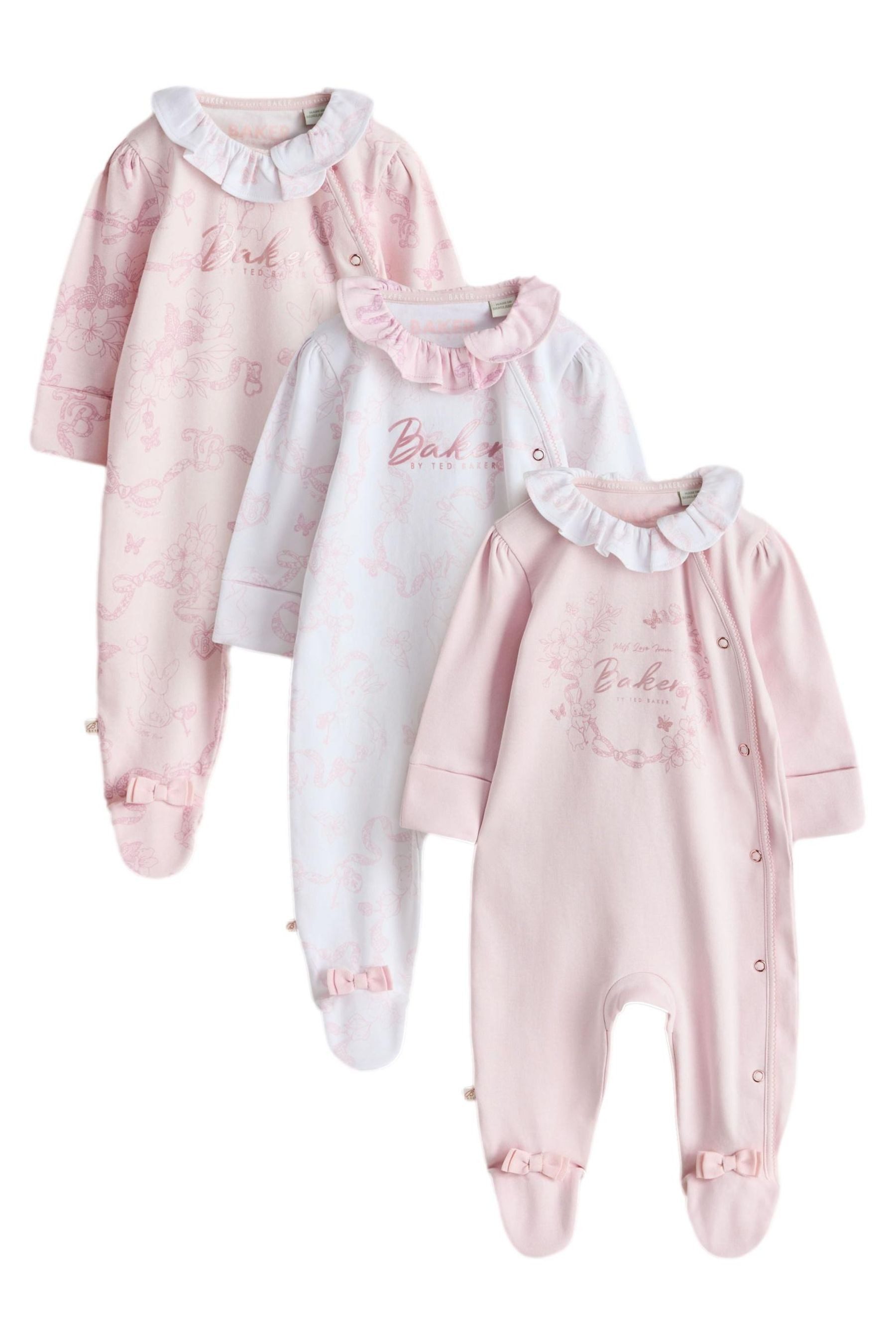 Schlafoverall Baker by Ted Baker Layette Schlafanzüge, 3er-Pack