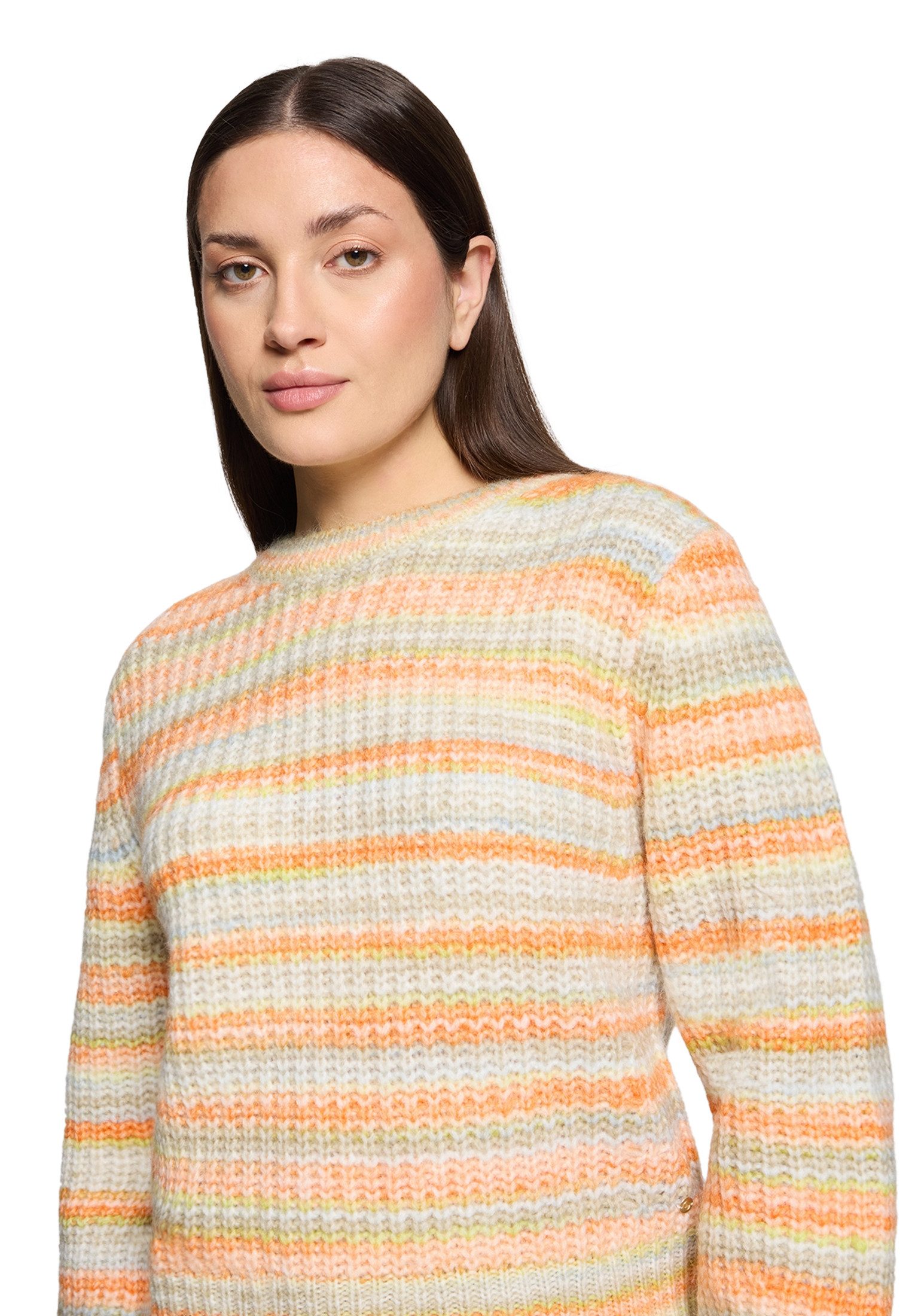 Betty&Co Strickpullover Damen mit Effektgarn (1-tlg) Struktur