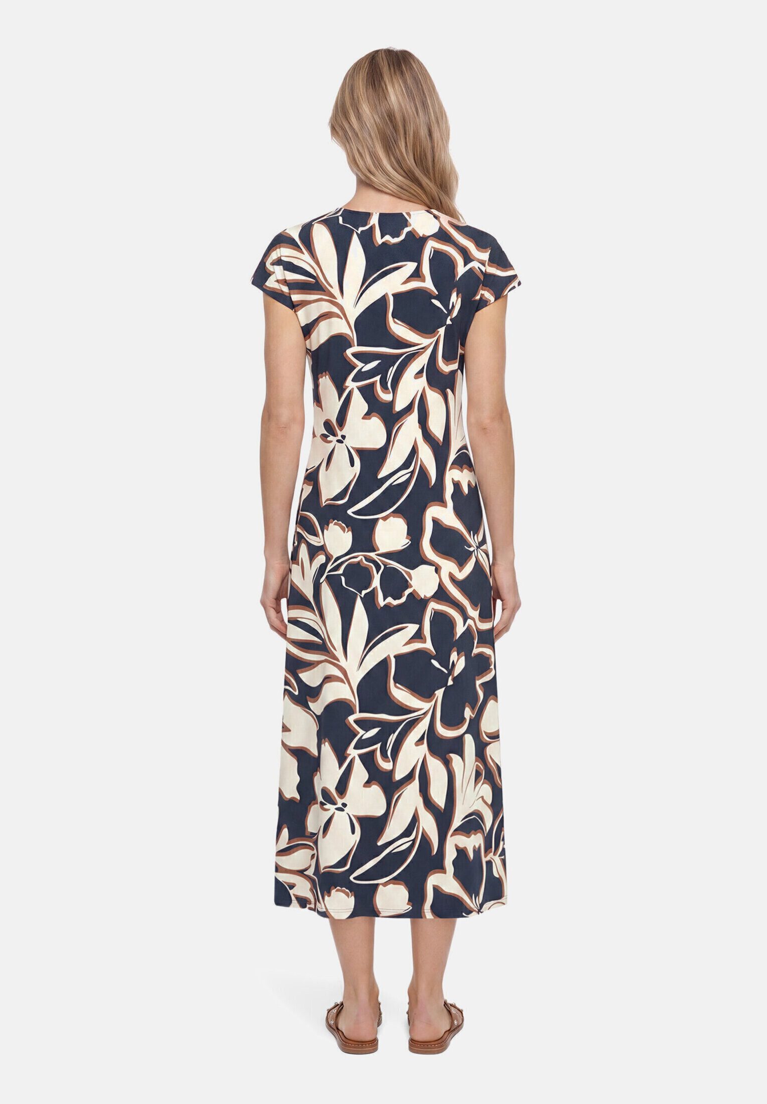 Betty Barclay Midikleid Damen mit Raffung